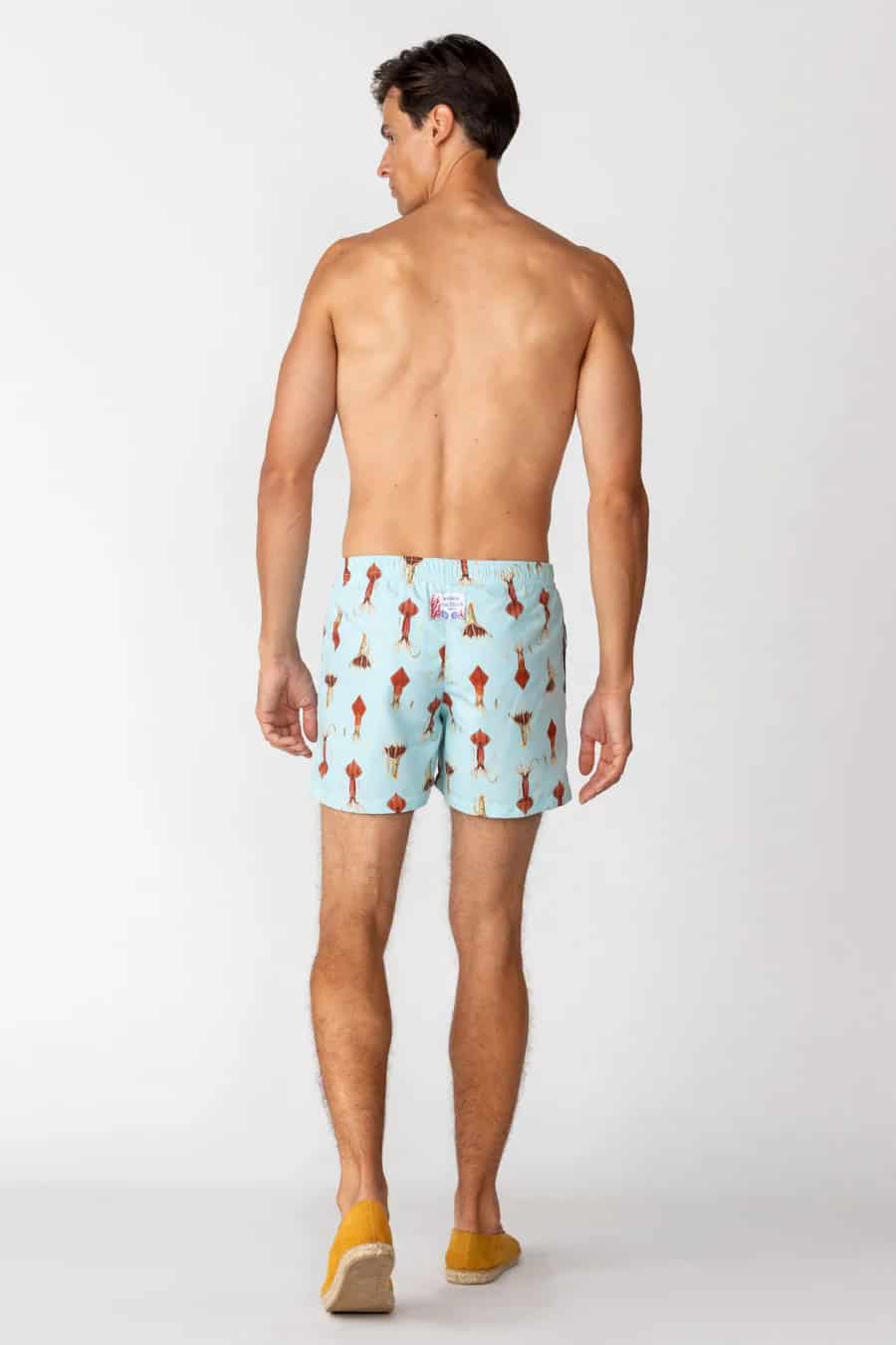 Men's swim trunk white egret - miniatura 4