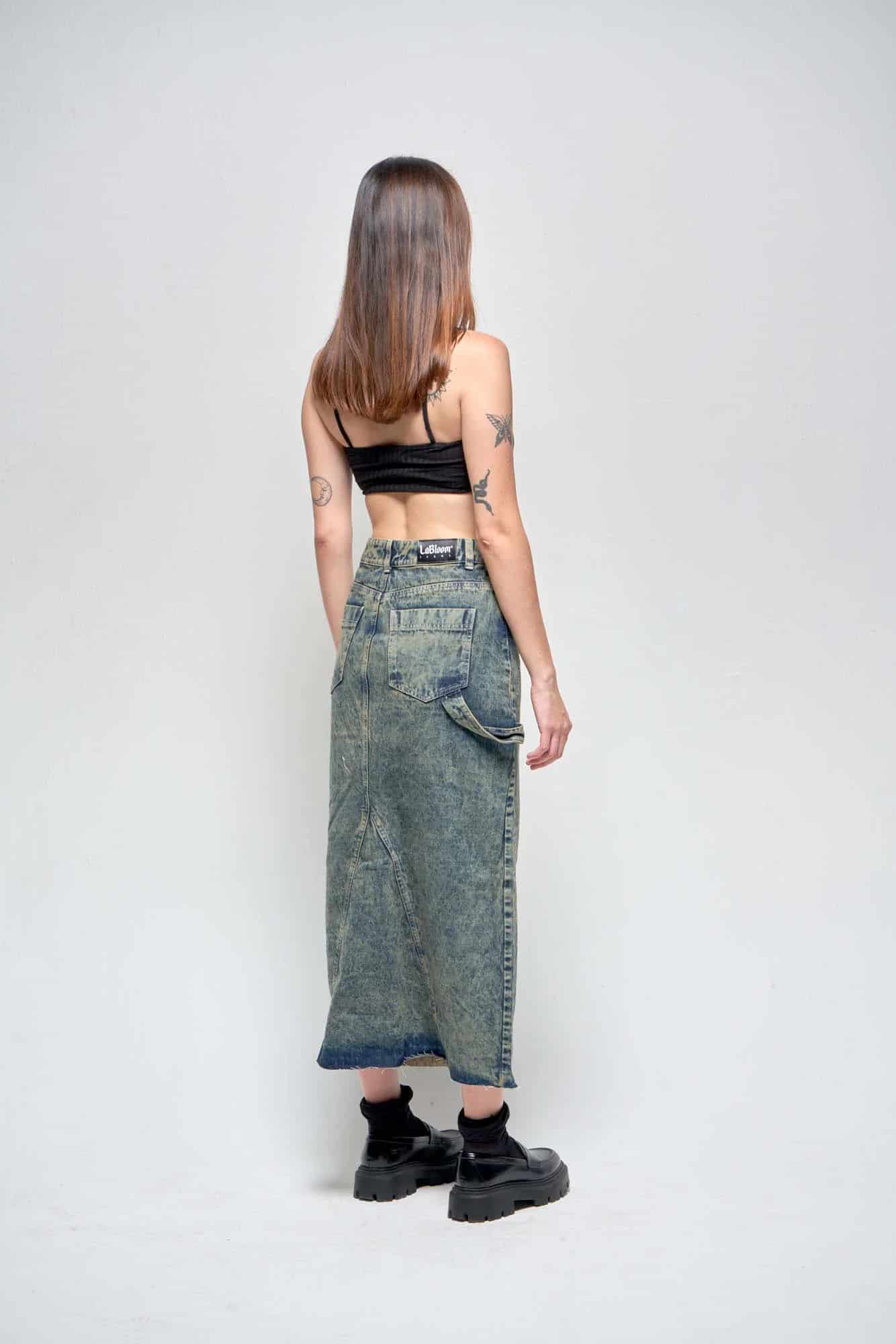 LAYLA DENIM SKIRT - miniatura 23