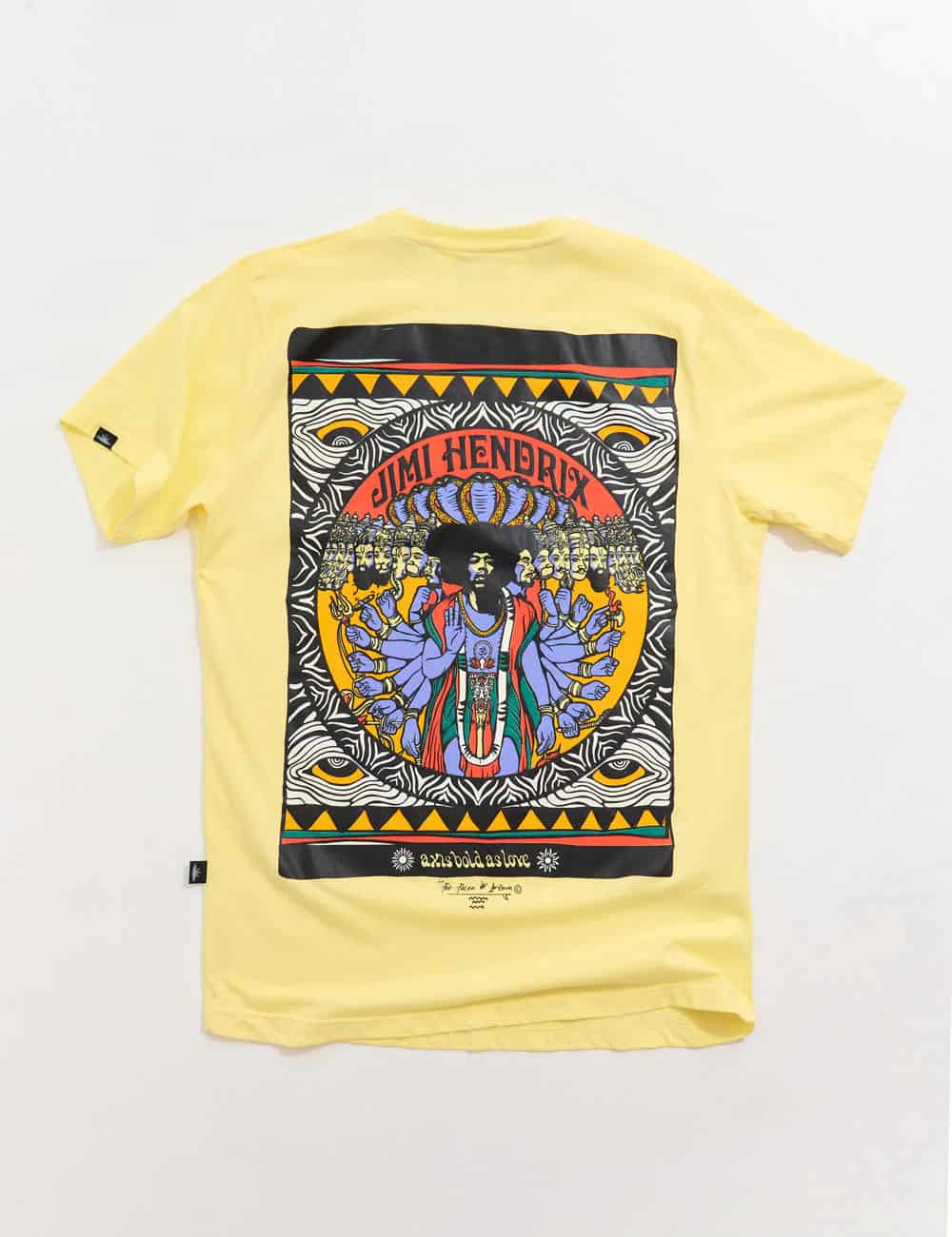 Camiseta Regular Fit Jimi hendrix  amarillo Hombre - miniatura 6