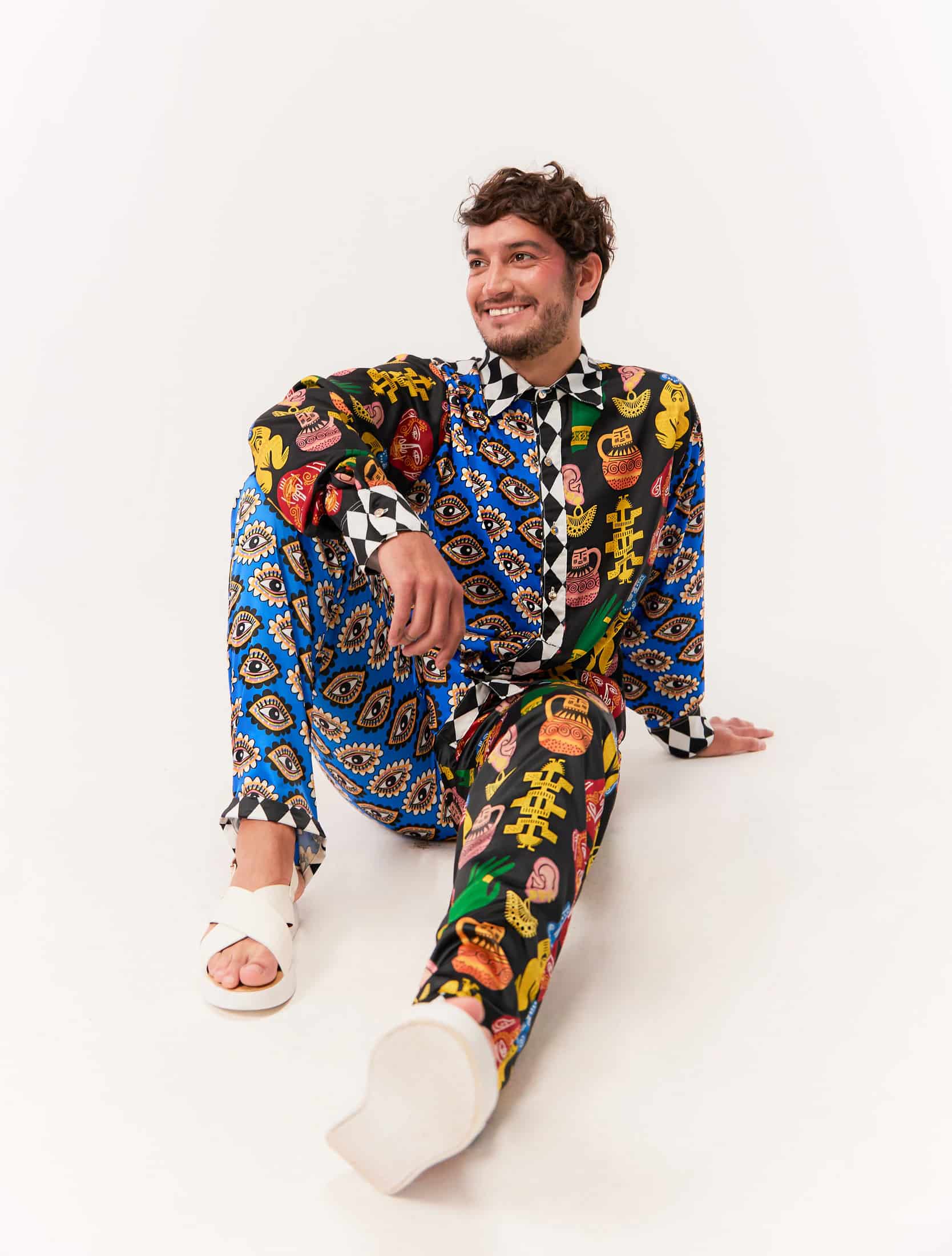 Pantalón Unisex / Estampado Sentido Precolombino - miniatura 3
