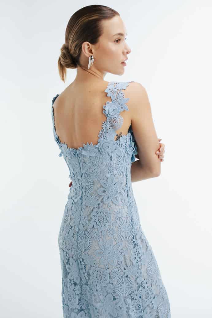 ORCHID ISLAND MAXI DRESS SKY - miniatura 2