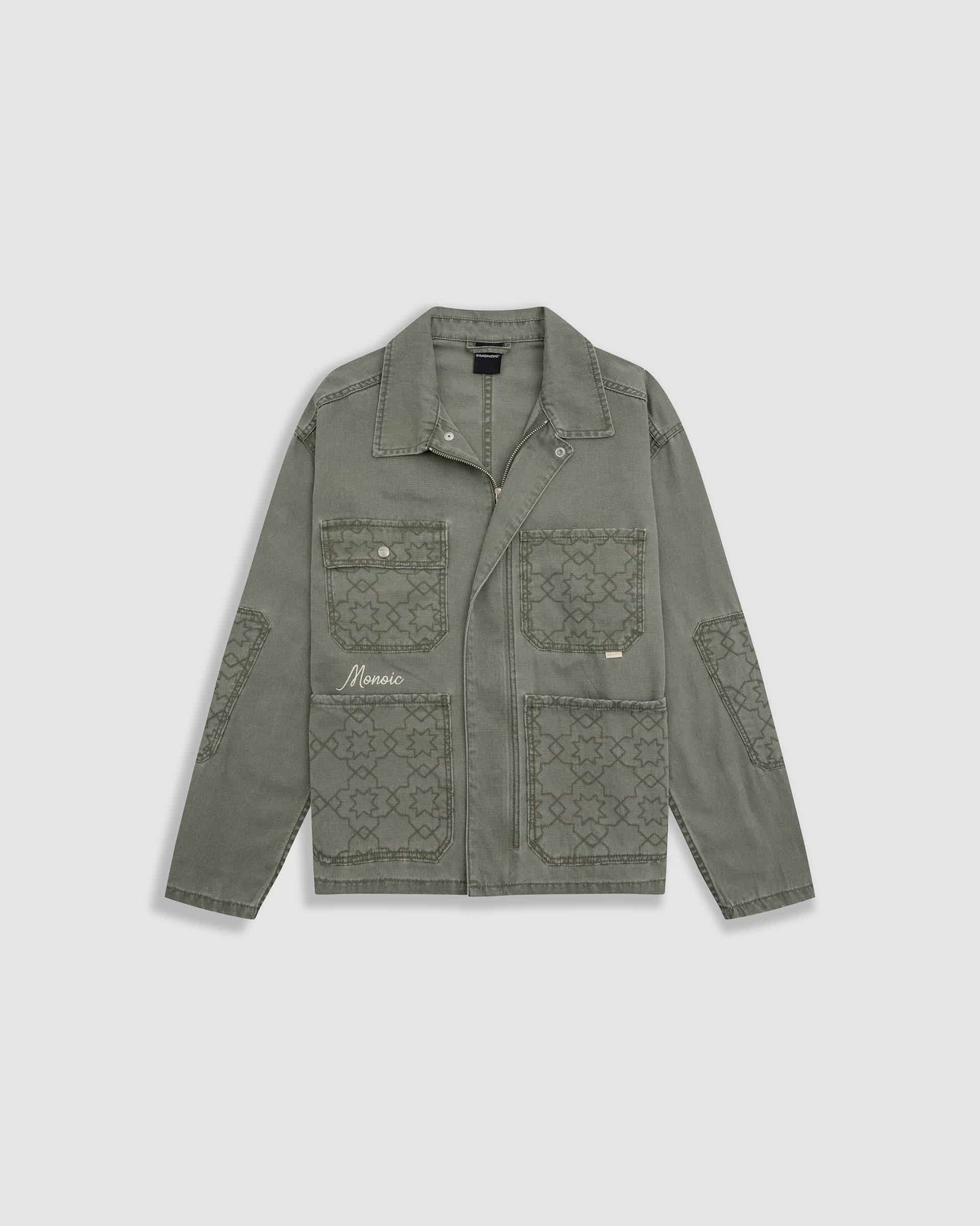 Chore Drill Jacket - Verde Oliva - miniatura 1