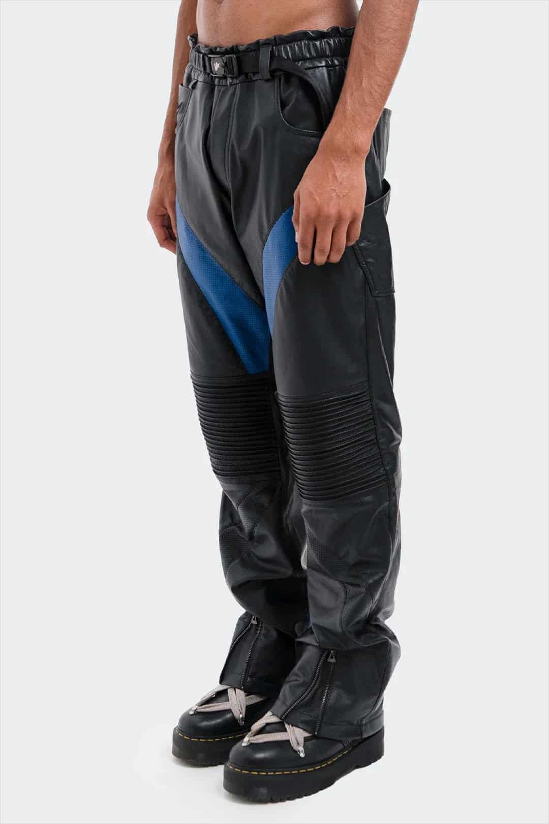VENENO PANTALON CUERO BIKER GO FASTER - miniatura 5