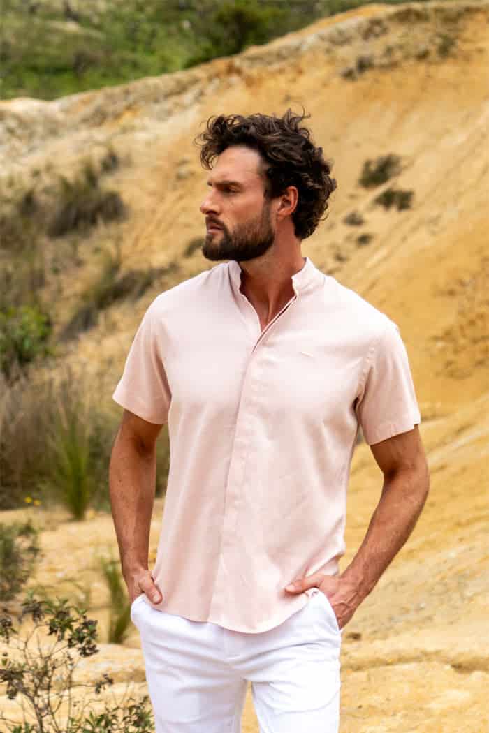 CAMISA NERU PALO ROSA FLEX - miniatura 4