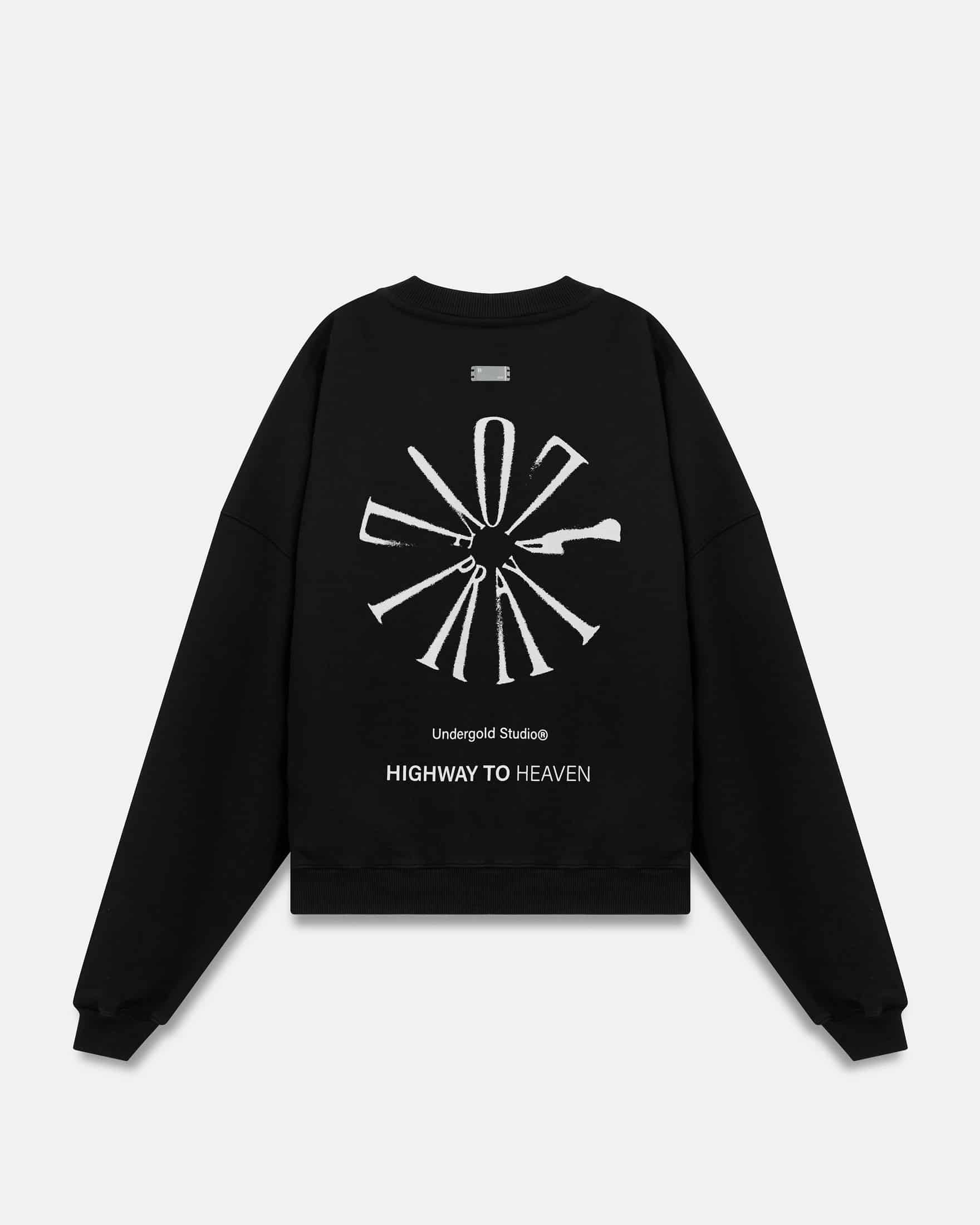 Spring Pray 4 Love Boxy Fit Crewneck Black - miniatura 1