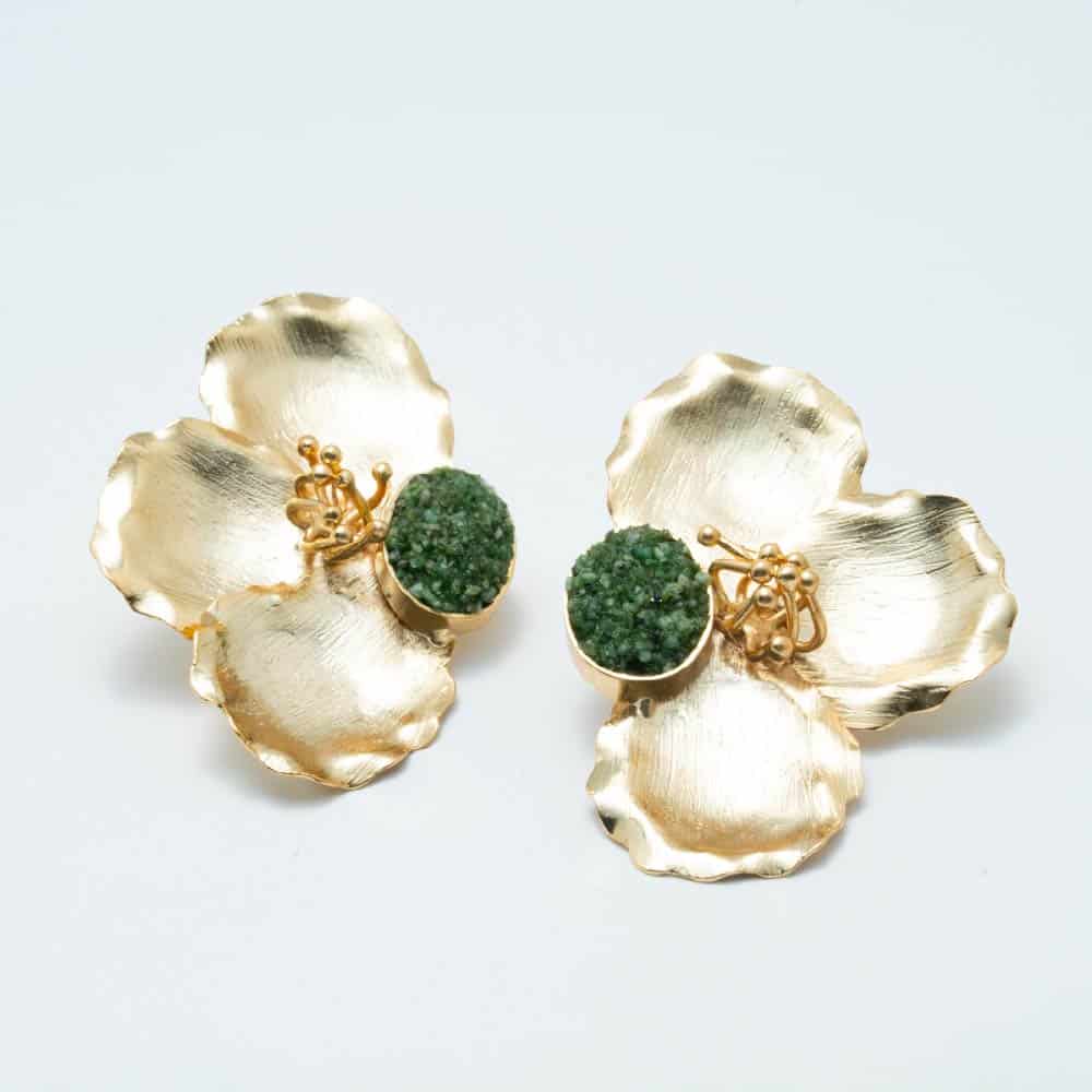 Aretes Flor Origen - miniatura 3