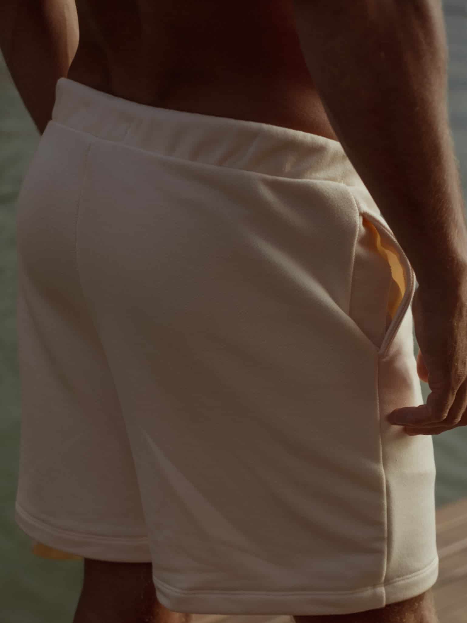 MEN COTTON MINIMAL SHORT - SEA SALT - miniatura 12
