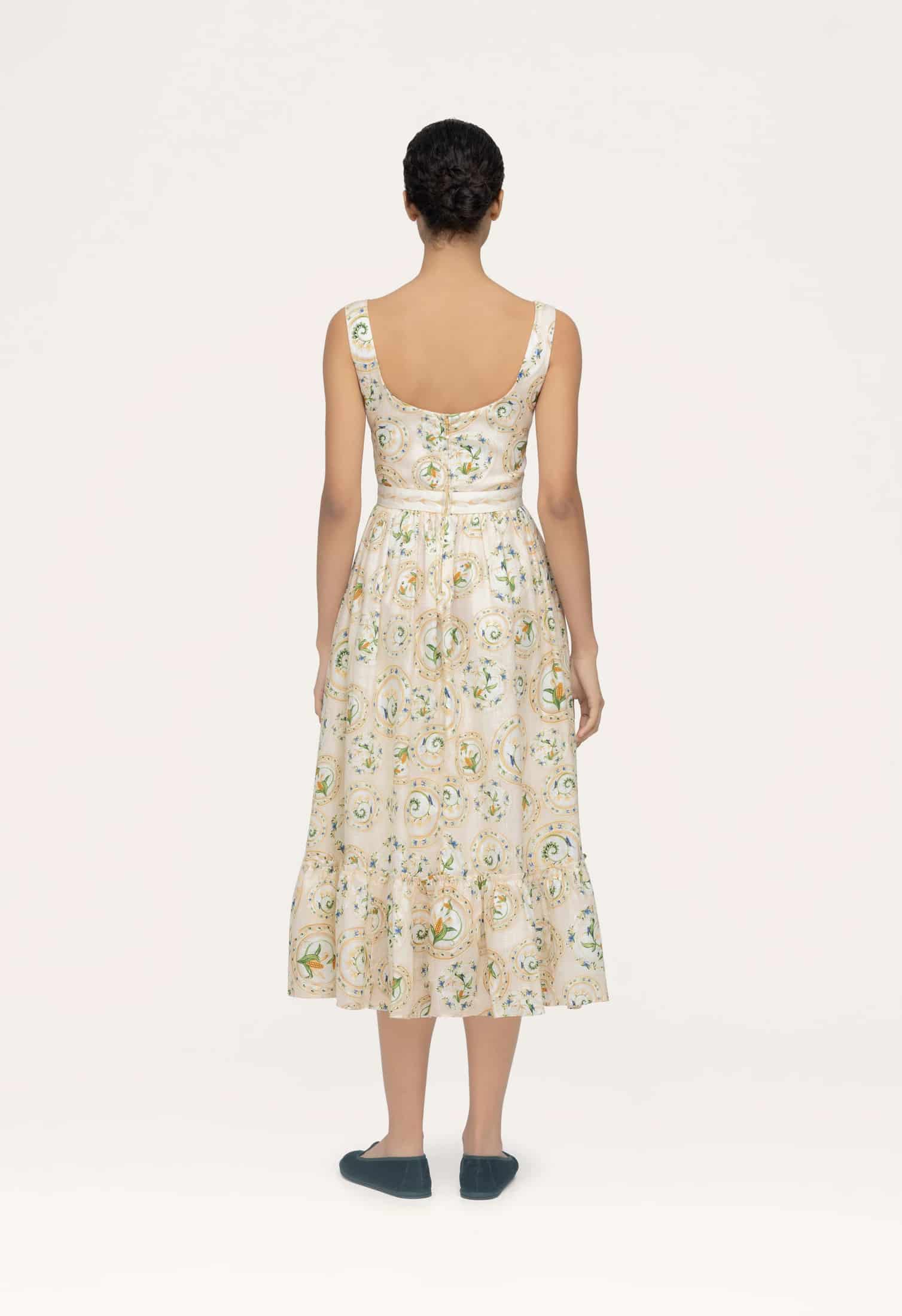 Melon Menaje Midi Dress - miniatura 3