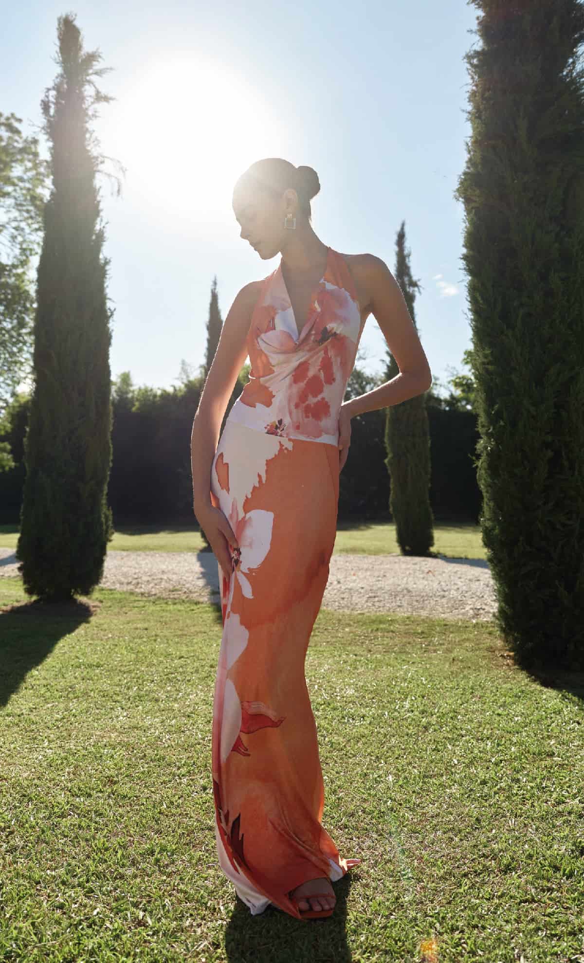 Vestido largo Moonflower Punch - miniatura 2