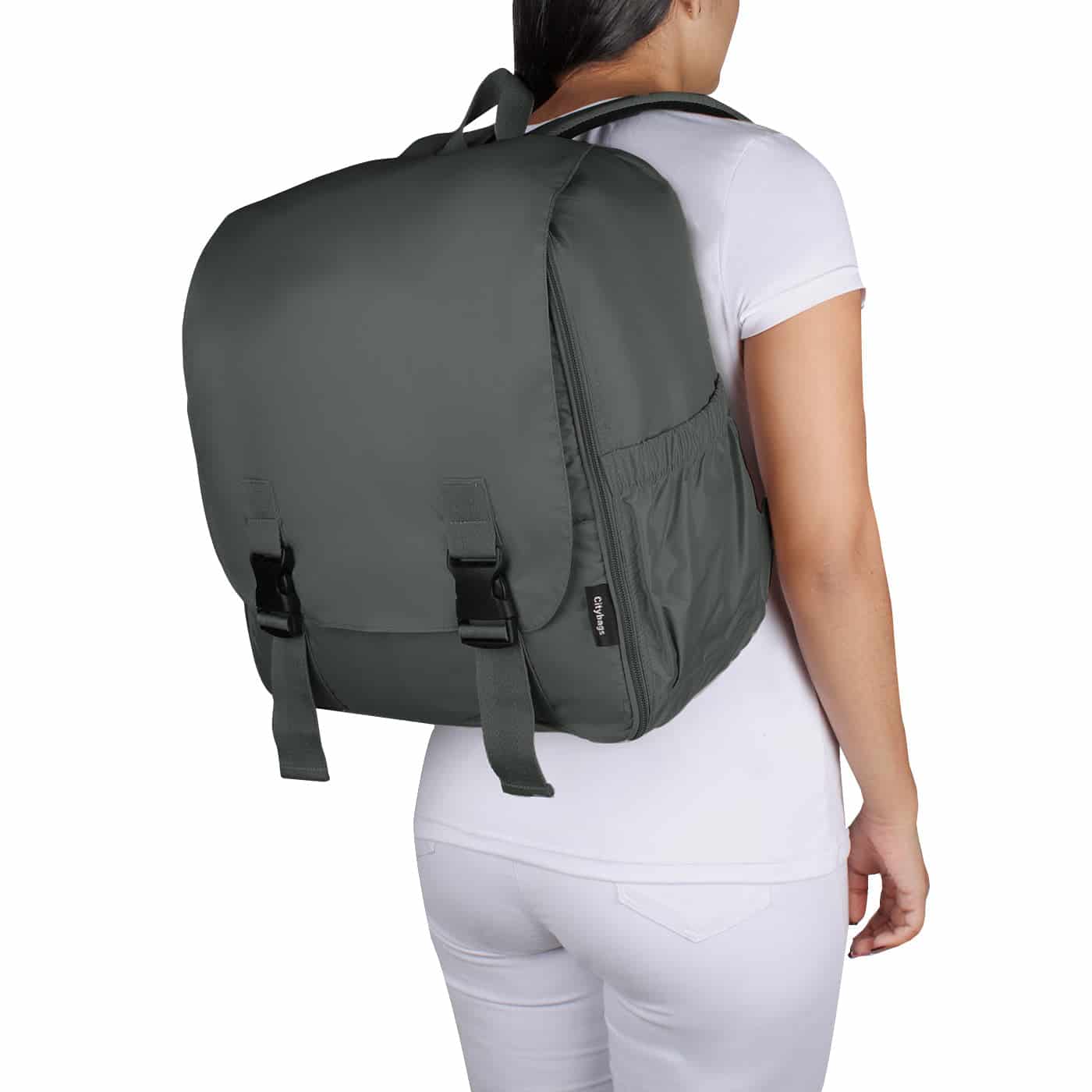 Morral Cabina Tapa PLEGABLE Gris - miniatura 6