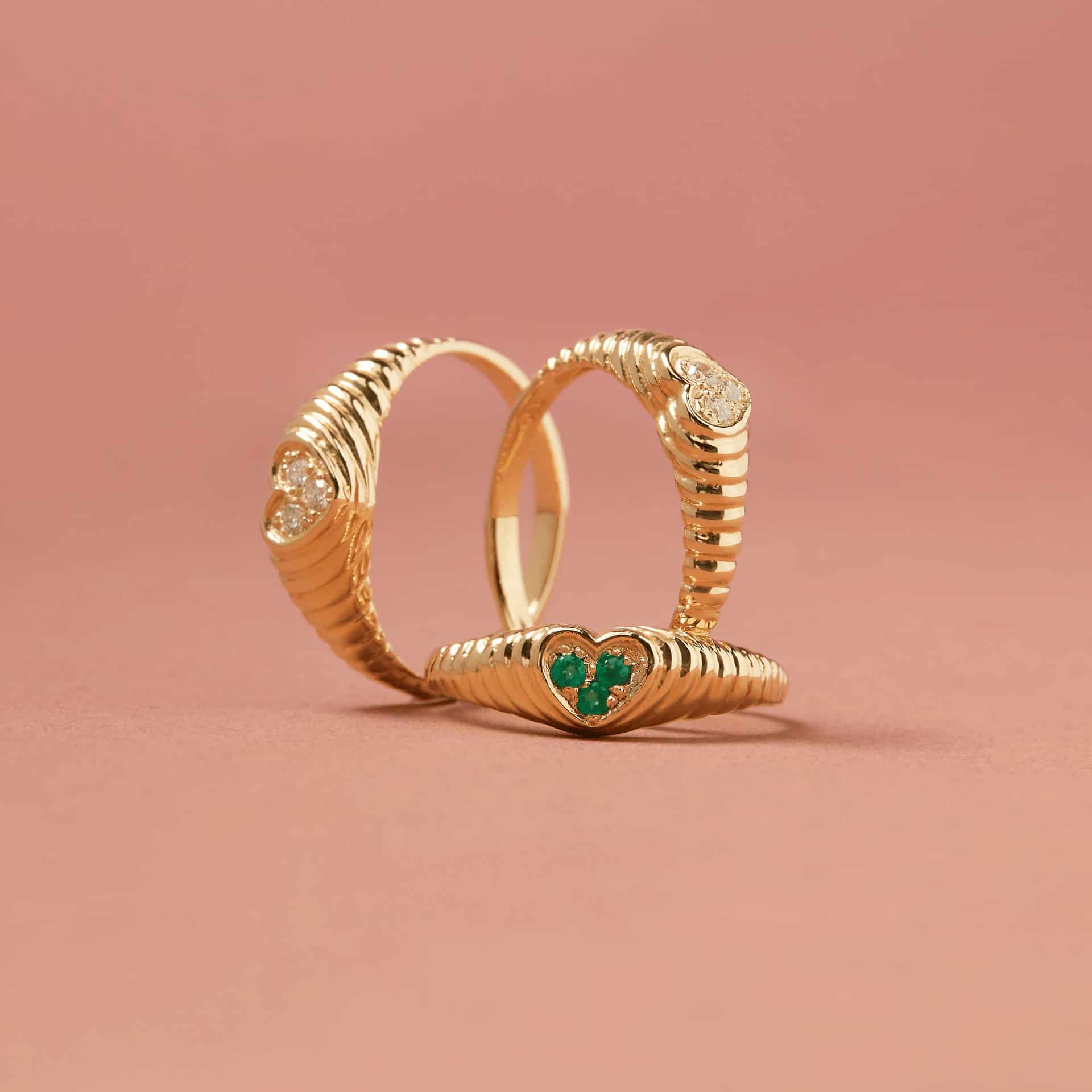 Anillo Twisted heart - miniatura 1