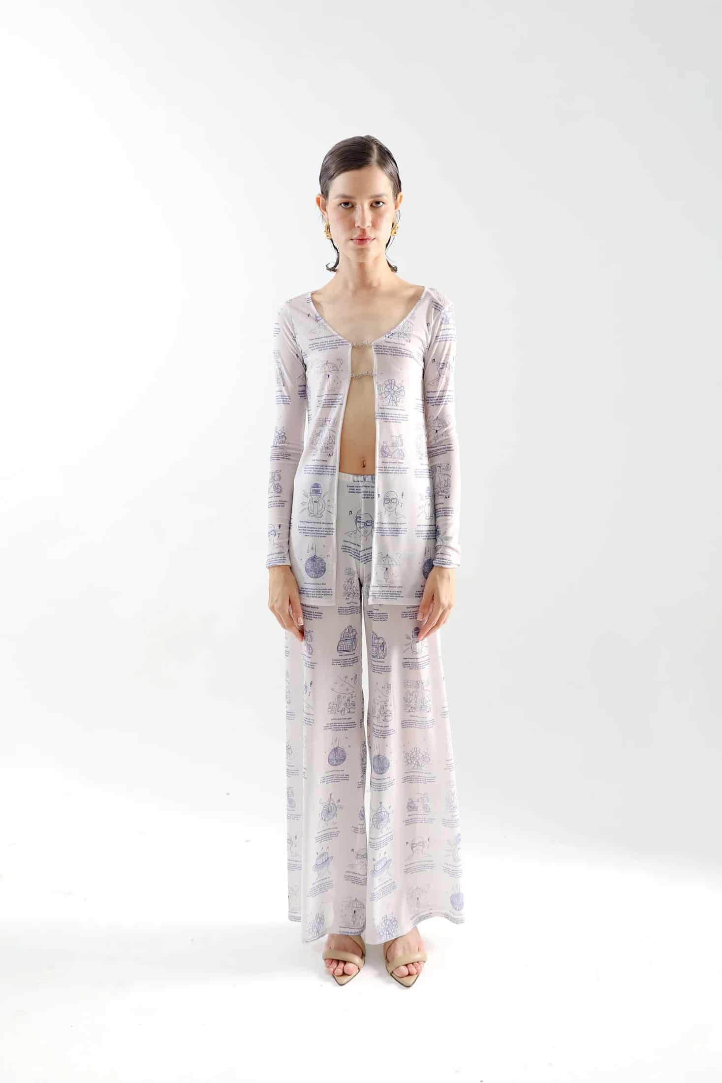 'Patents' Mesh Pants - miniatura 9