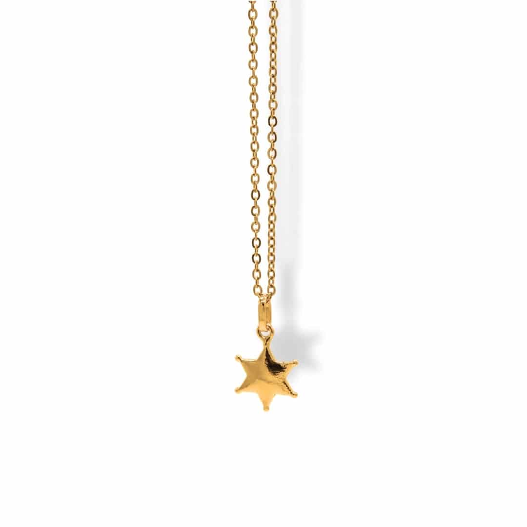Cadena con estrella de sheriff pequeña - miniatura 1