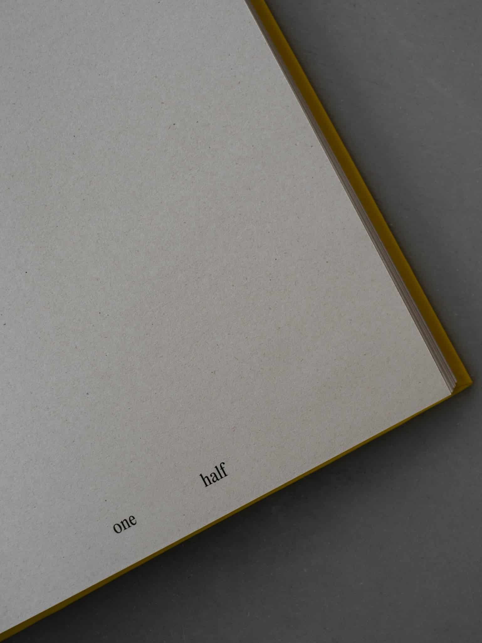 ONE HALF NOTEBOOK - ICONIC YELLOW - miniatura 4
