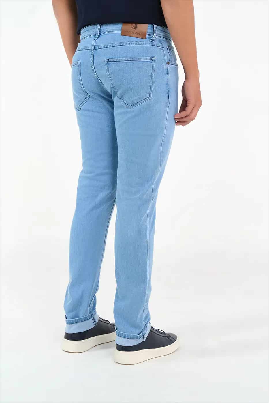Jean Slim Fit Denim indigo Claro - miniatura 2