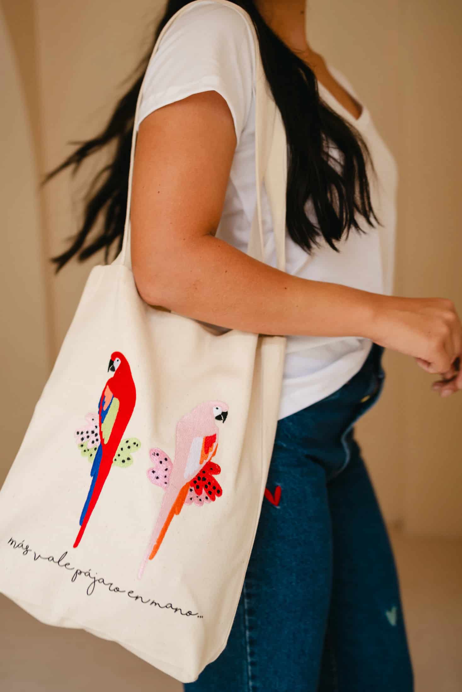 Más Vale Pajaro En Mano Tote Bag - miniatura 3