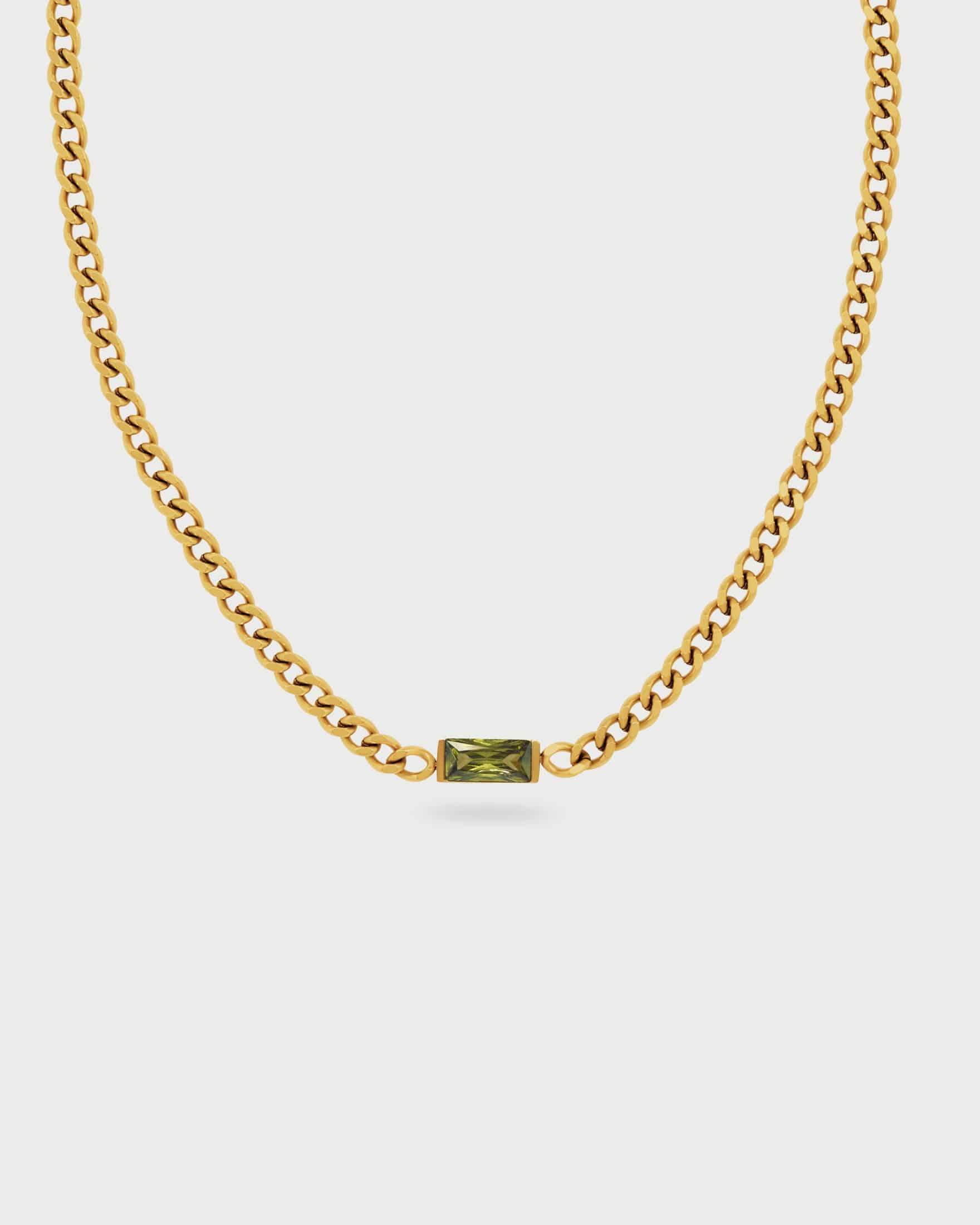 Collar Eslabones Olivine - miniatura 5