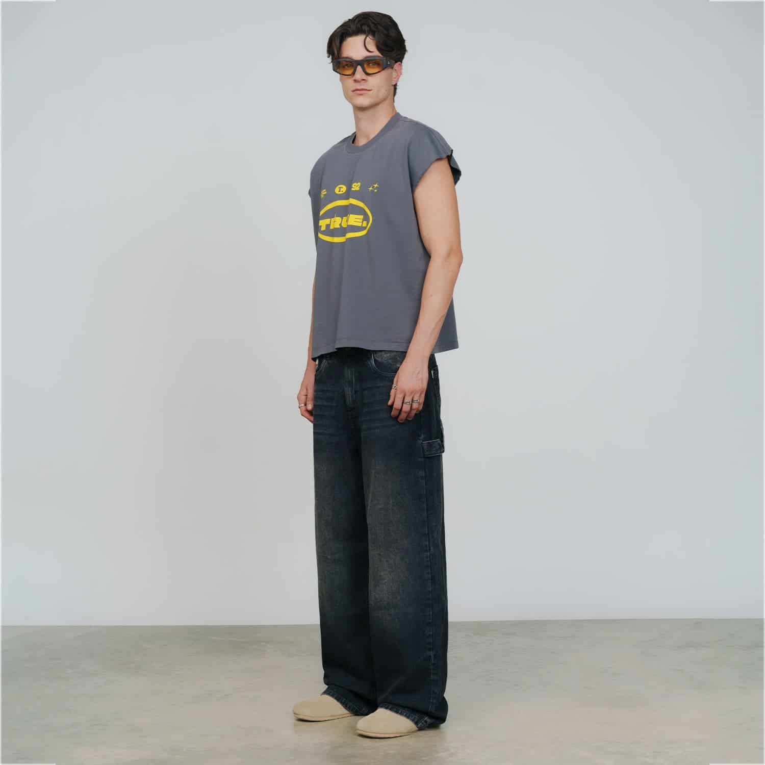 Intuition Sleeveless Tee - Gray - miniatura 4