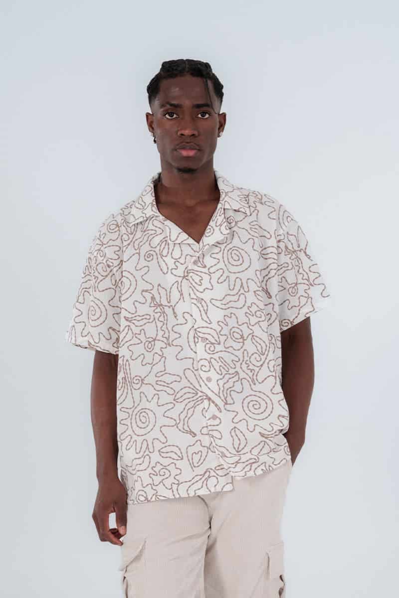 Camisa moda coral - miniatura 3