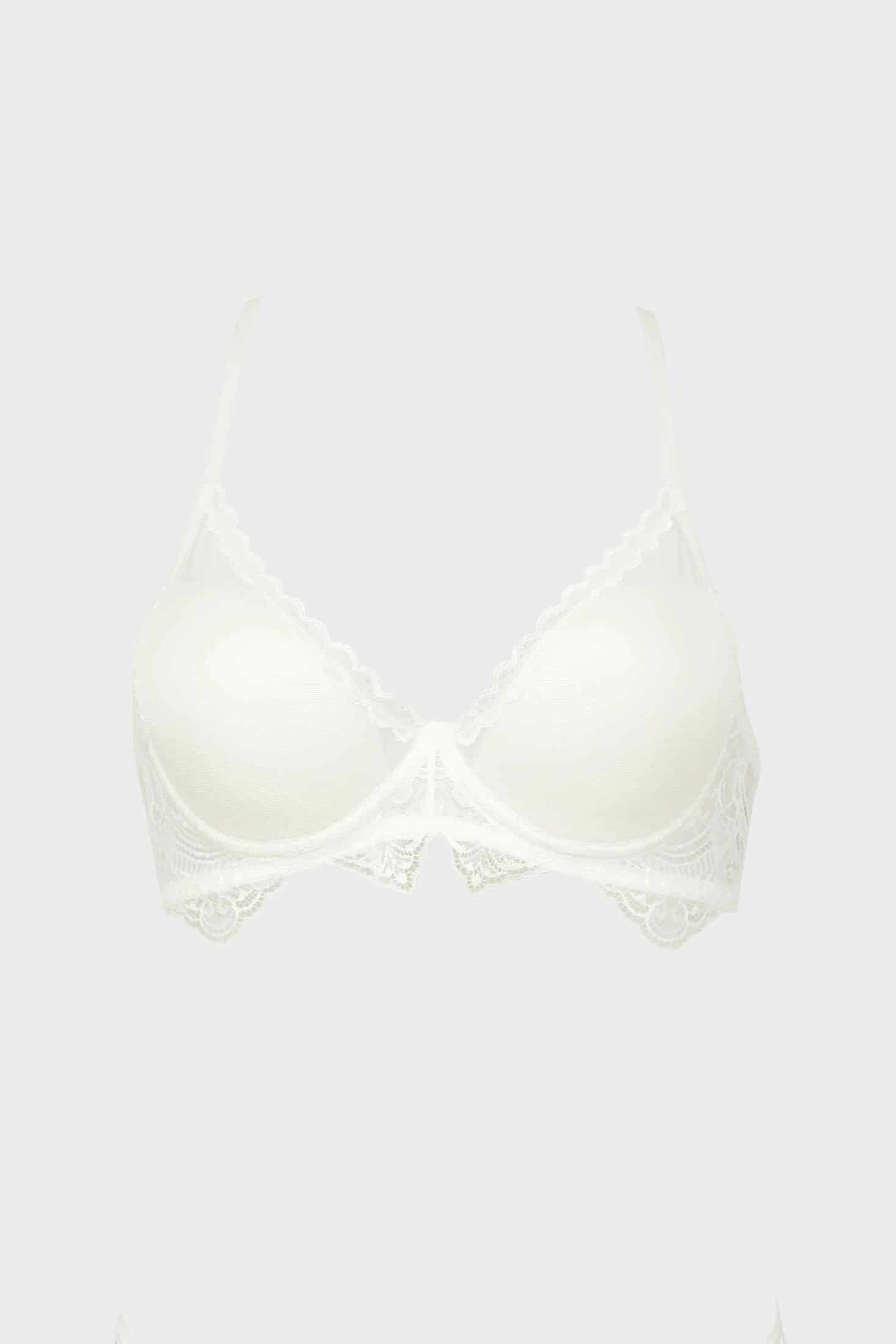 BRASIER ELLIPSE CON COPA LISA EN ESCOTE PROFUNDO BOREAL CRUDO - miniatura 4