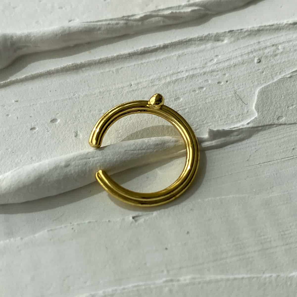 EAR CUFF LAMELL GOLD - miniatura 2