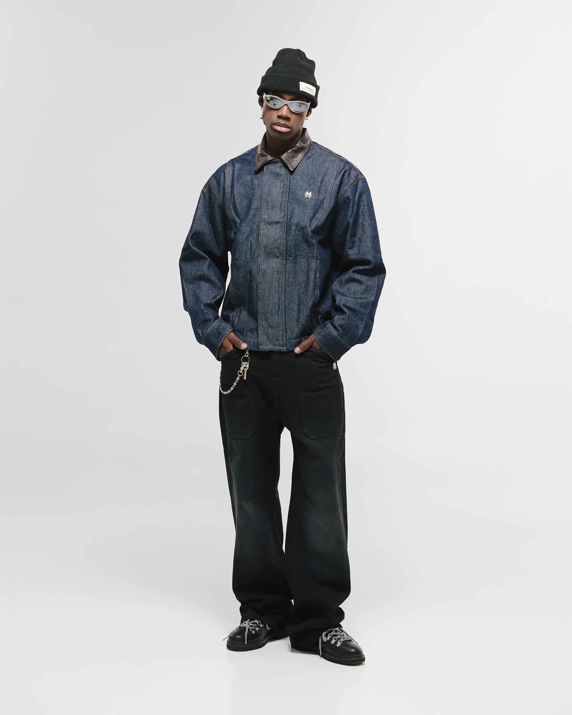 Aviator Denim Jacket - Raw - miniatura 2
