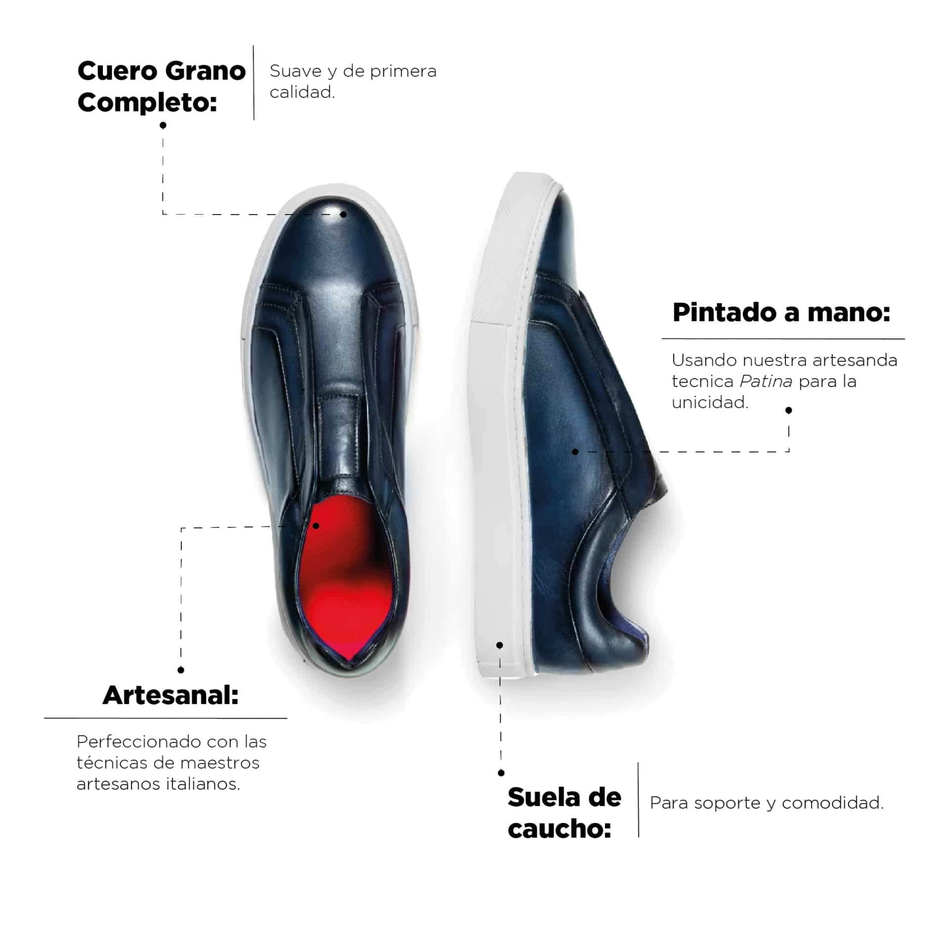 Sneaker Gino Azul - miniatura 11