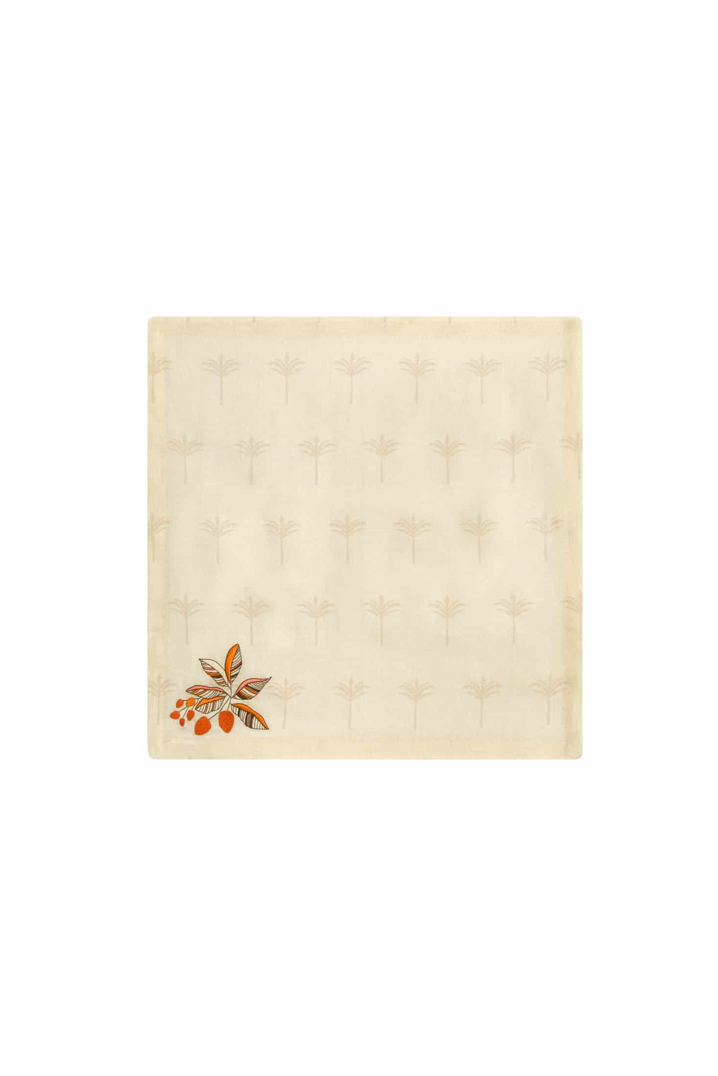 Chontaduros Linen Napkins / Ivory & Terra - Set of 4 - miniatura 3