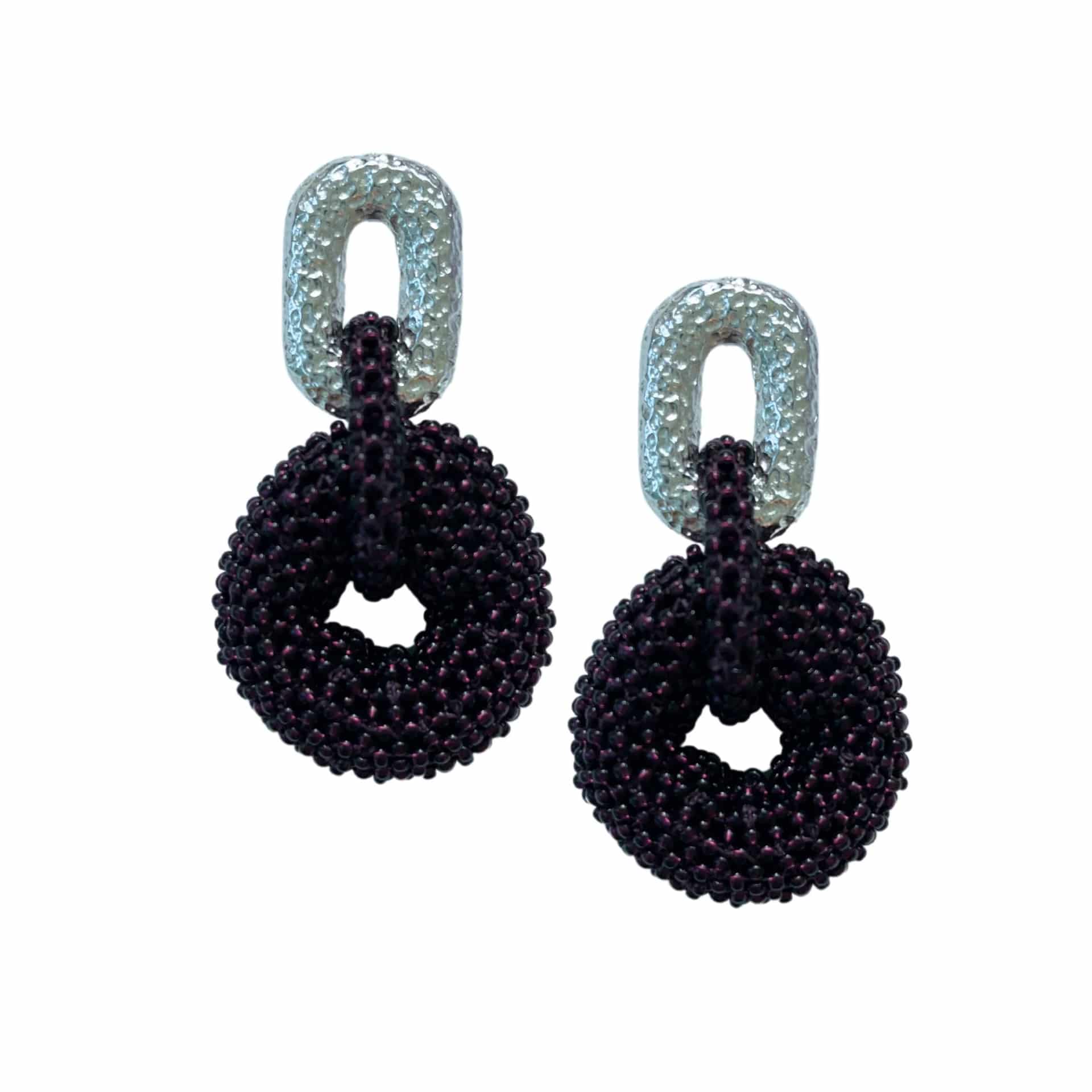Linked Donuts Earrings - miniatura 12