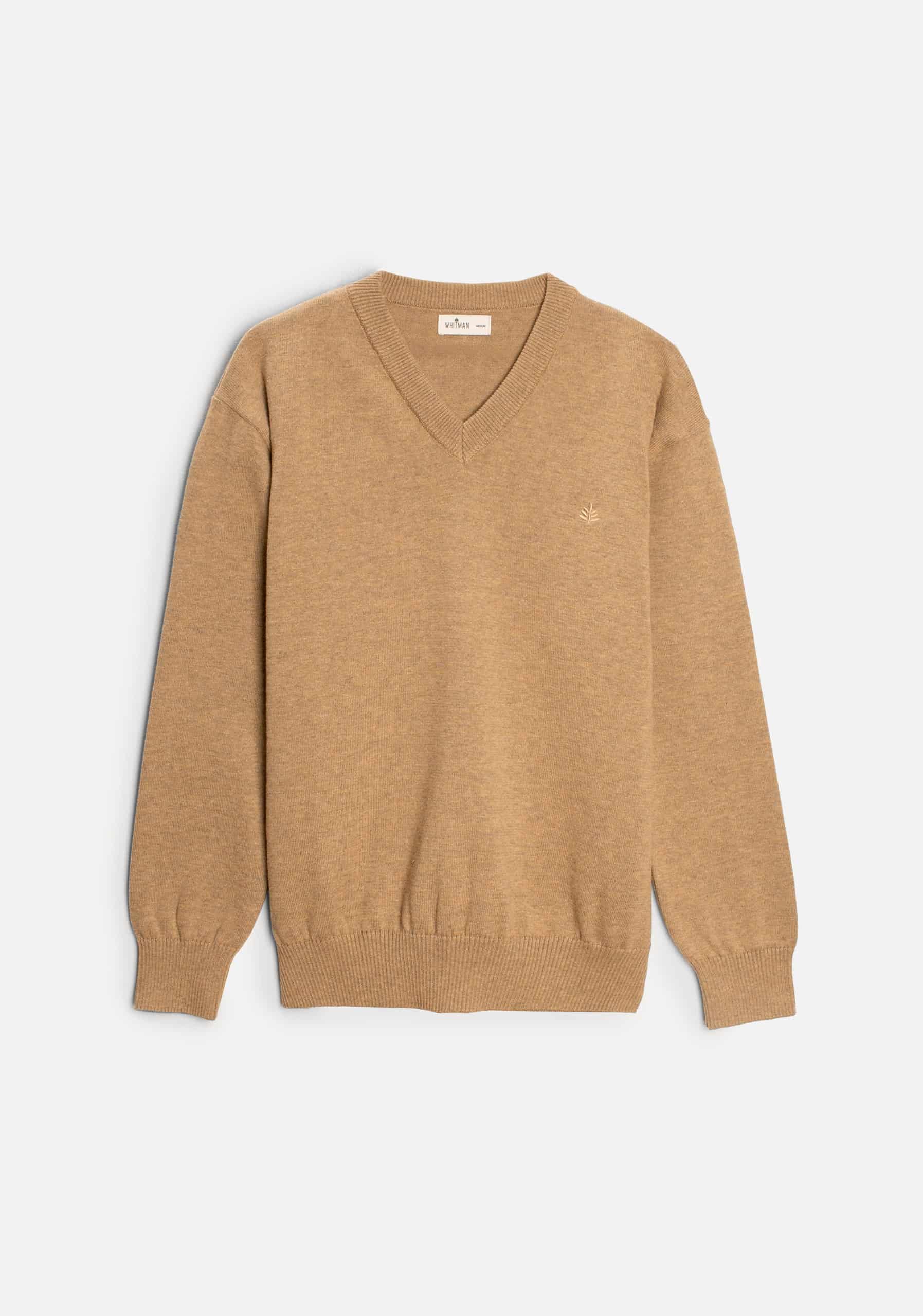 Saco H Newark Cuello V Beige - miniatura 1