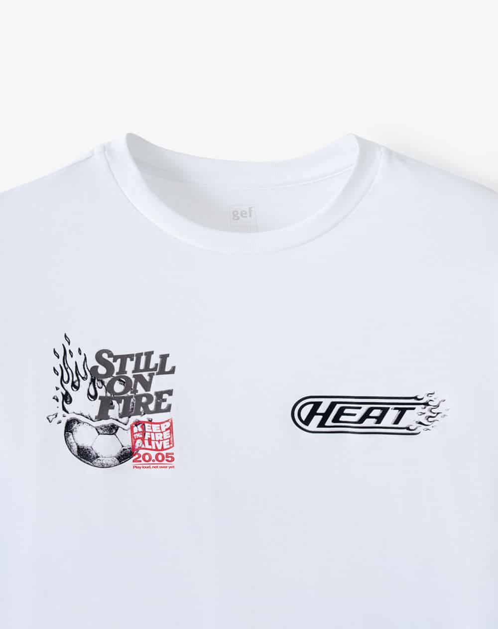 Camiseta manga corta regular estampado blanco hombre - miniatura 7