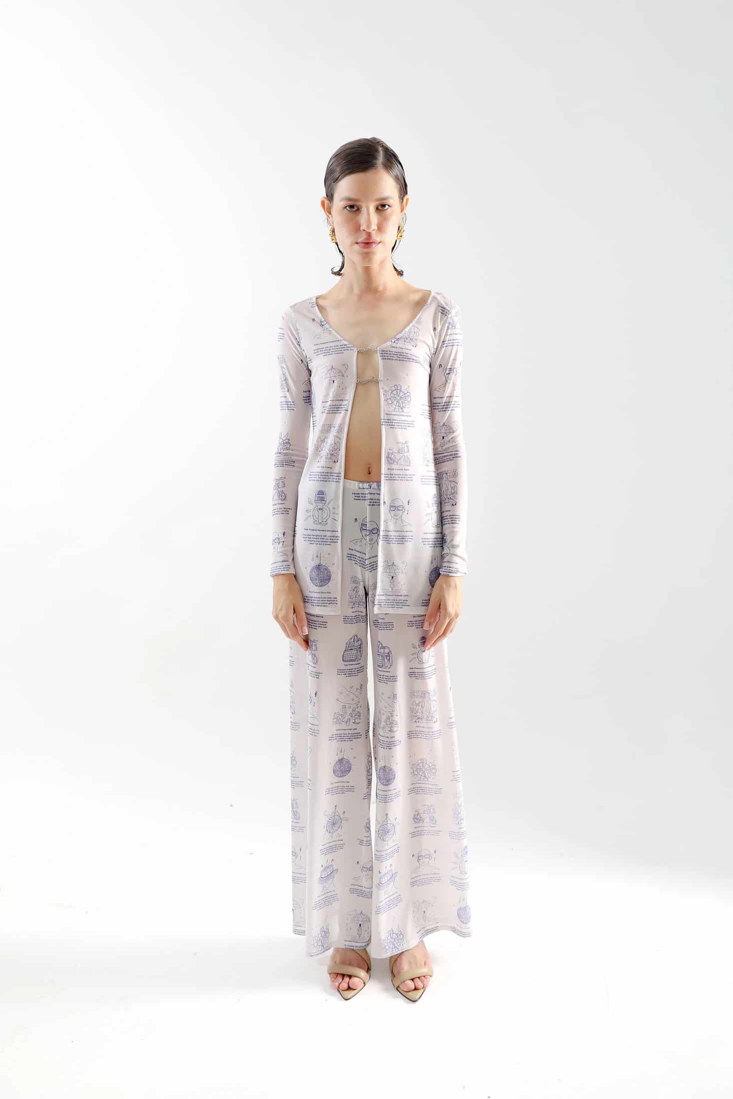 'Patents' Mesh Pants - miniatura 2