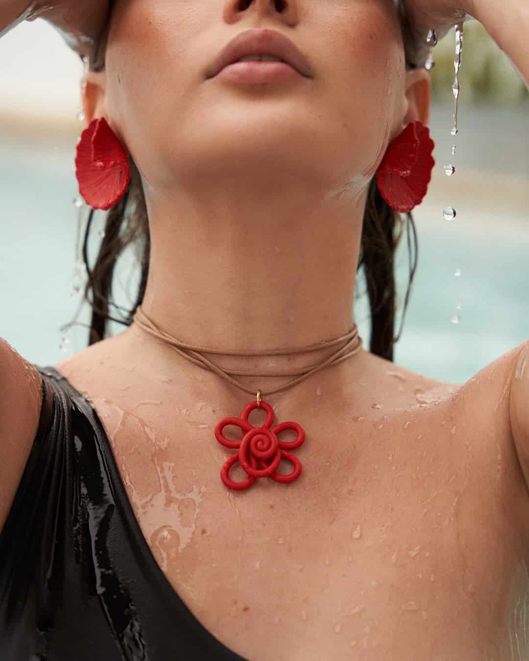 Zinnia Earrings - - miniatura 2