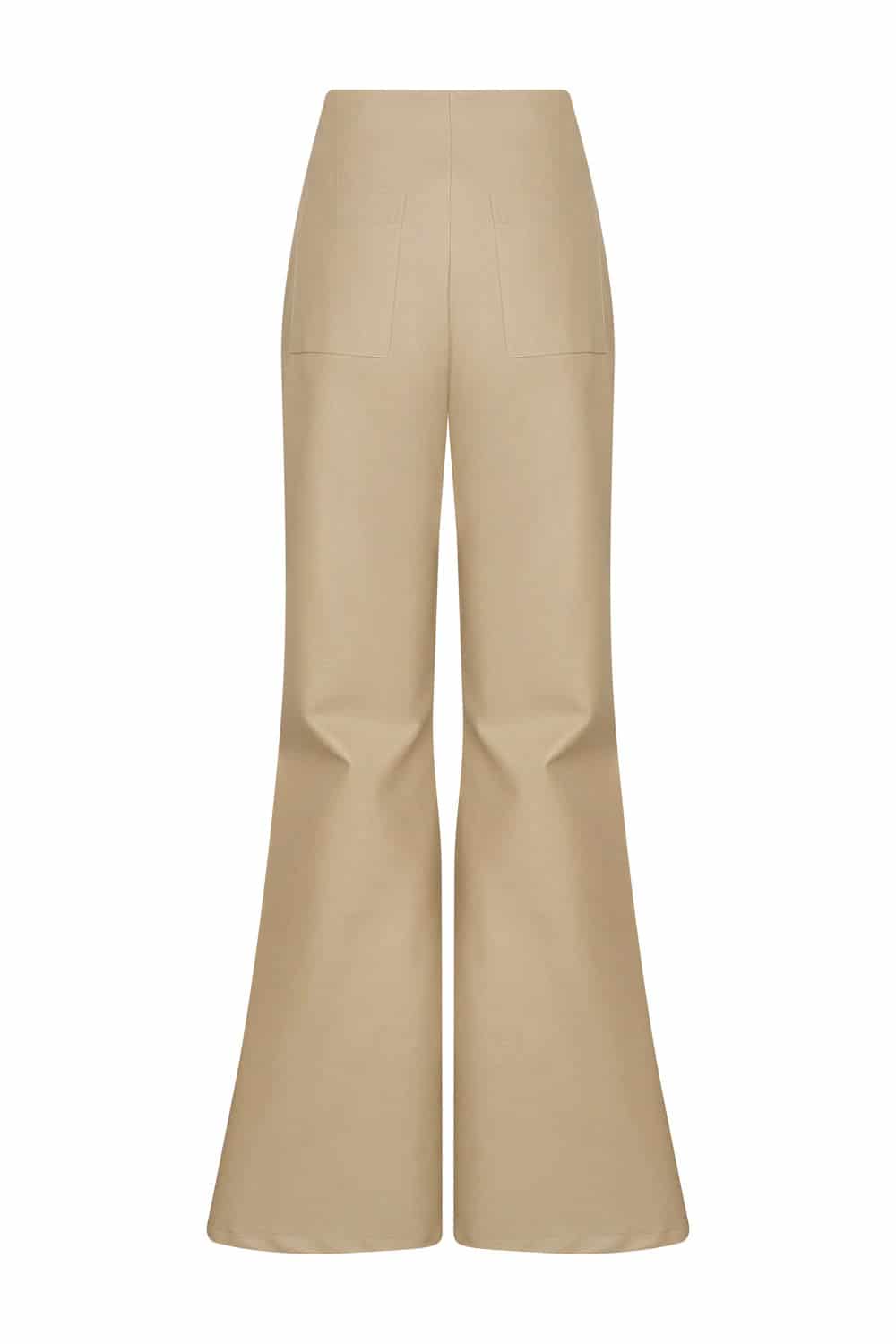Pantalón Carlota Beige cuerina - miniatura 3