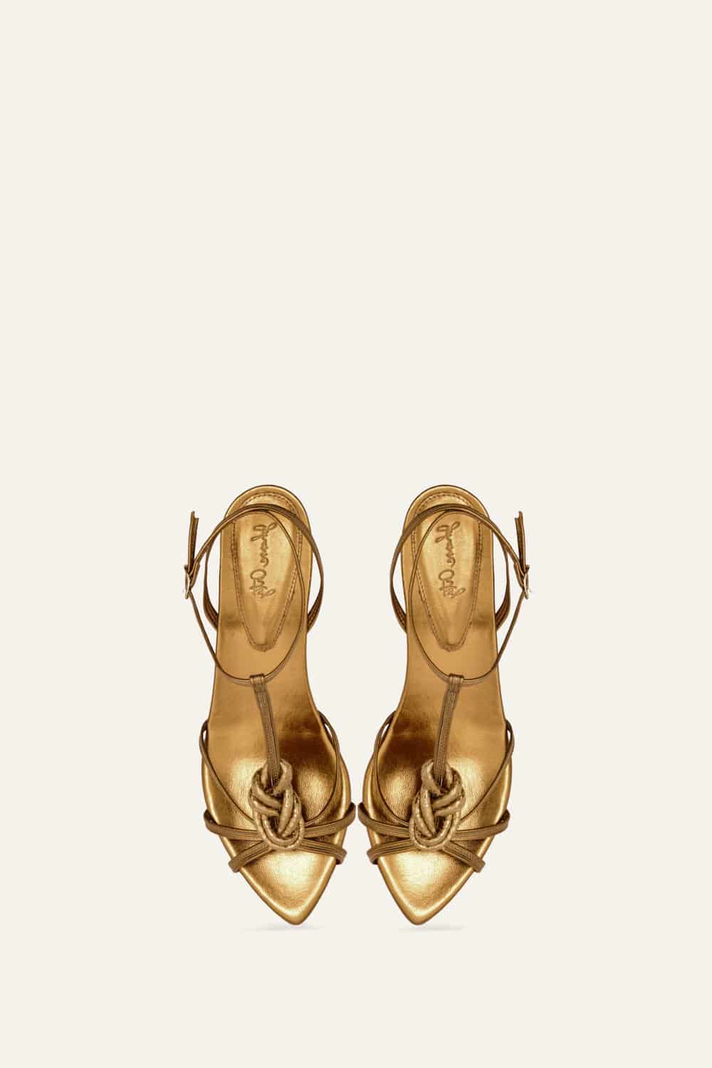 Delhi Dunes Heels in Gold & Black - miniatura 3