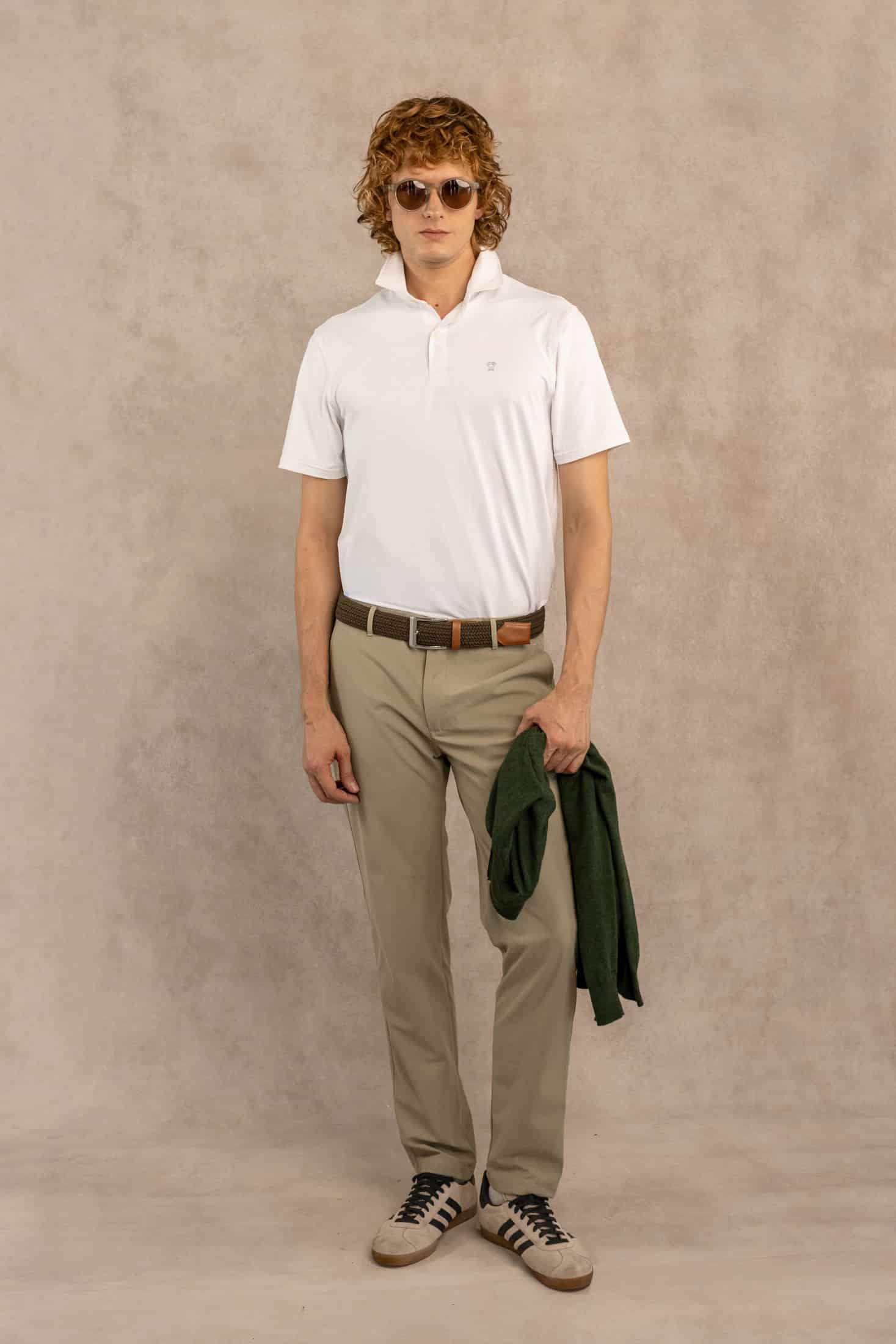 Polo Performance Antiarrugas Blanca - miniatura 2