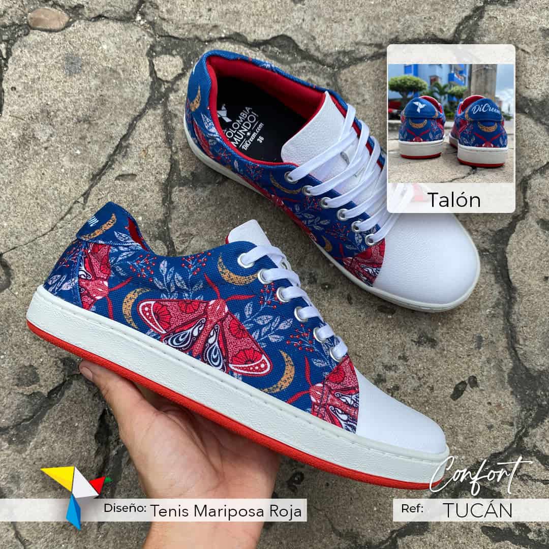 Mariposa Roja – Tenis TUCÁN - miniatura 1