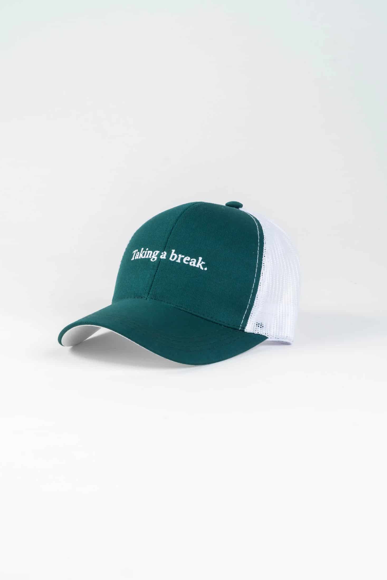 Gorra Bordado Algodón Verde Botella - miniatura 1