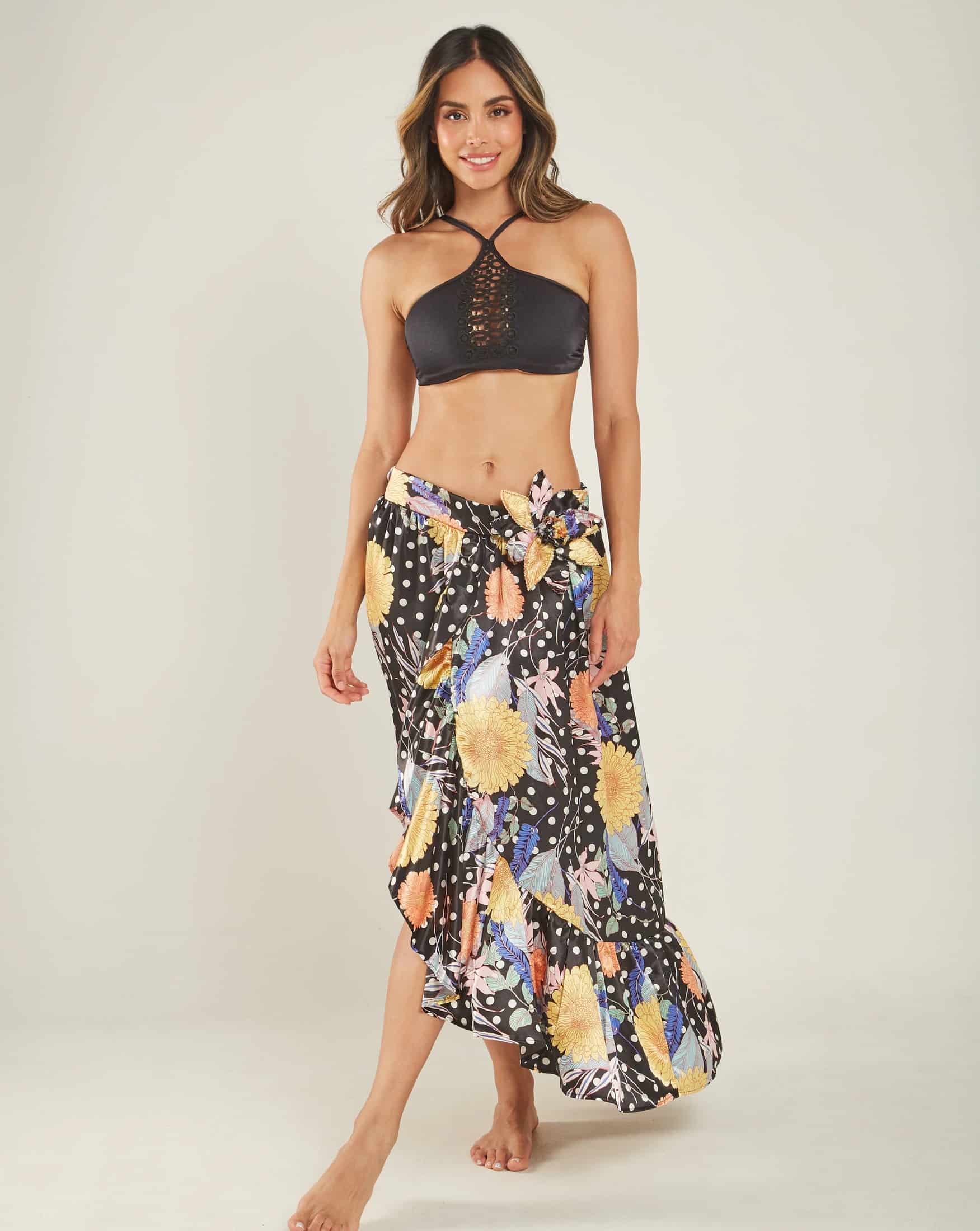Flamenco Falda Coverup - miniatura 1