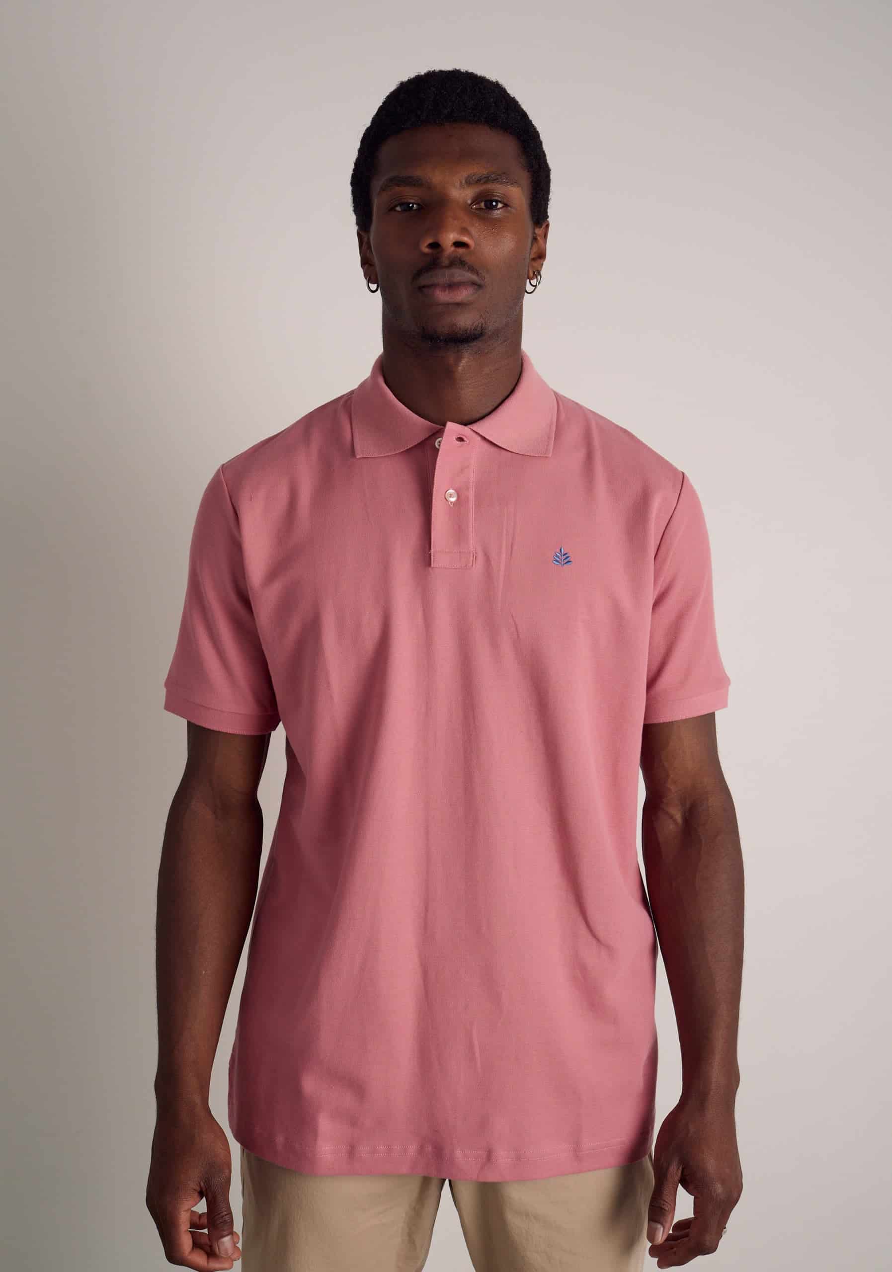 Camiseta Polo H L-Azm Rosado Med - miniatura 3