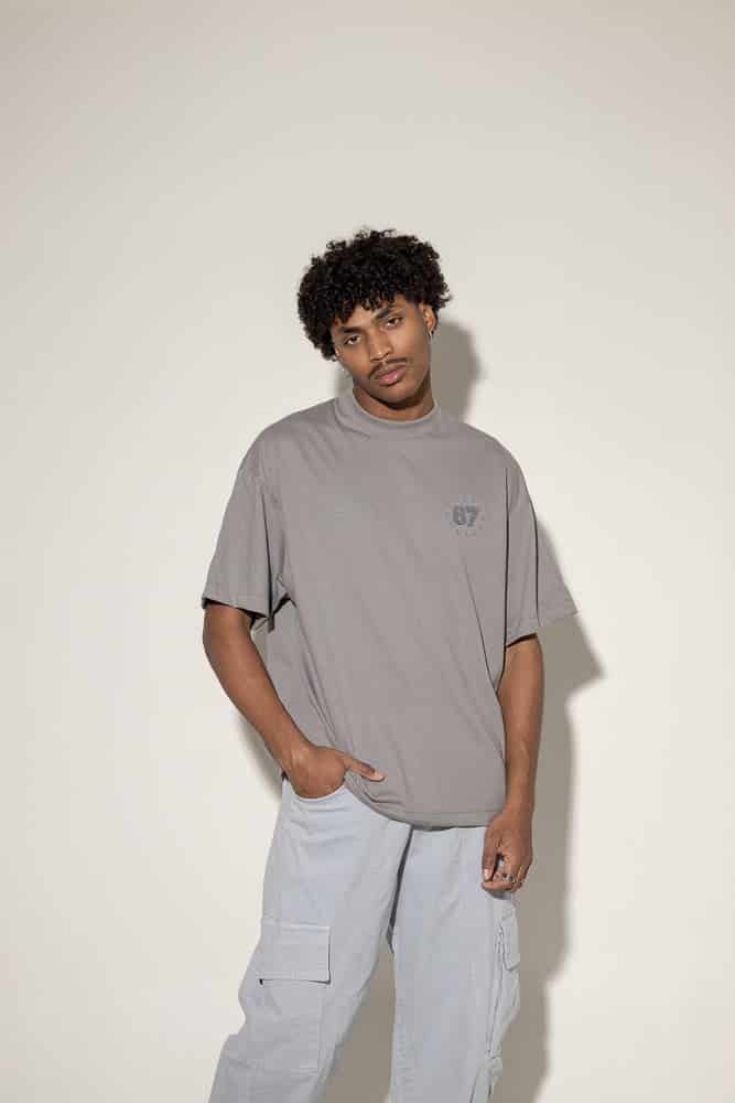 Oversized Redemption 87-Gris - miniatura 6