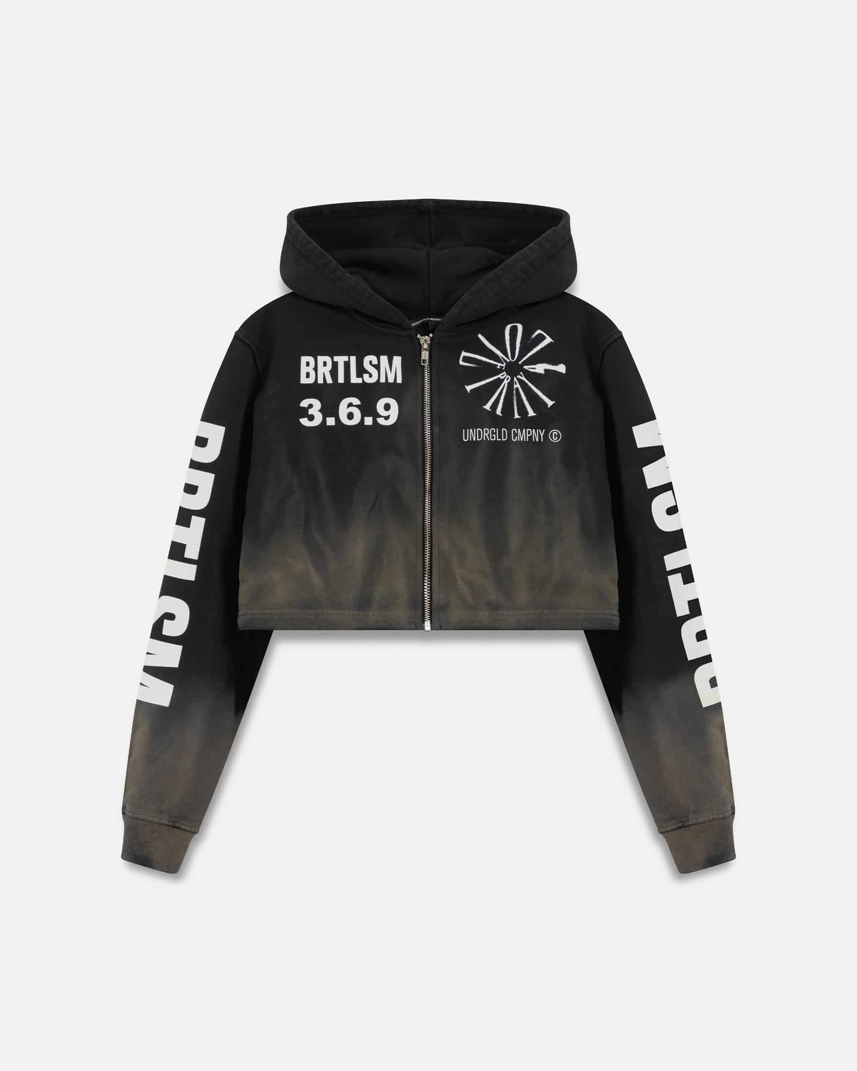 W Spring Pray 4 Love Zip Up Slim Fit Hoodie Sandblast Gray Flame - miniatura 1
