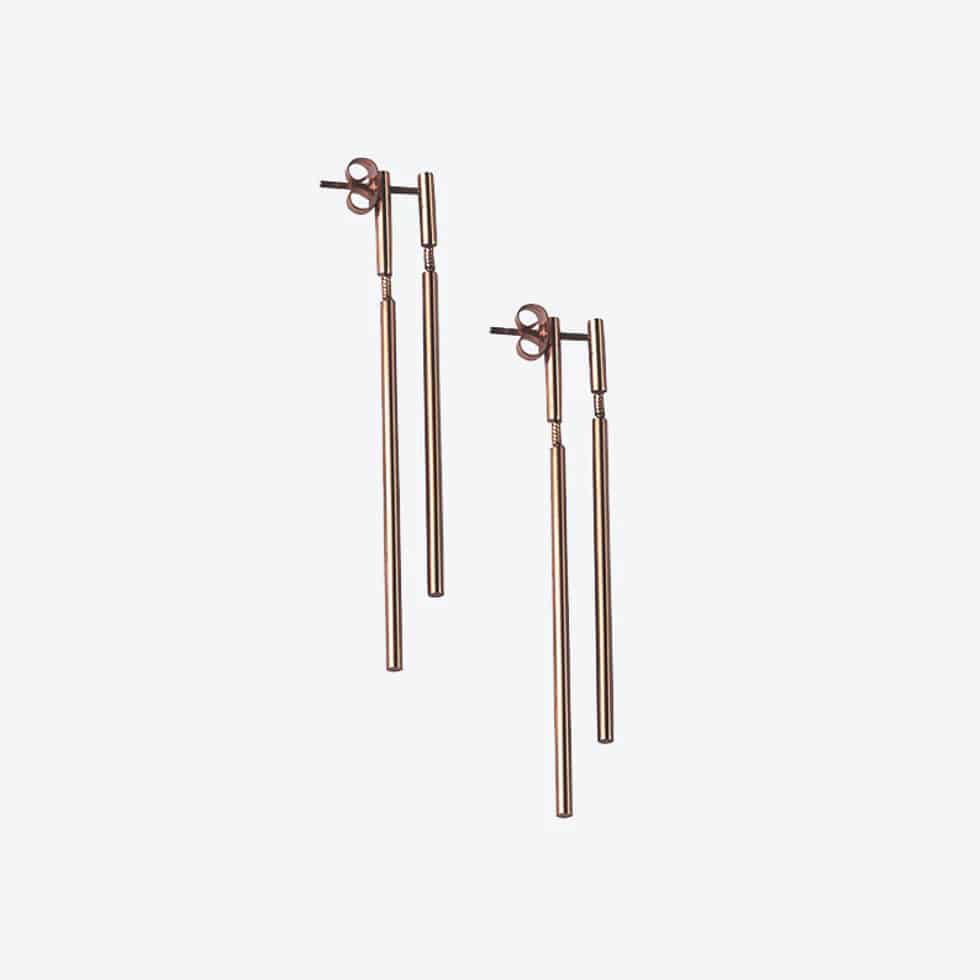 Aretes Ravdo Plateado - miniatura 4