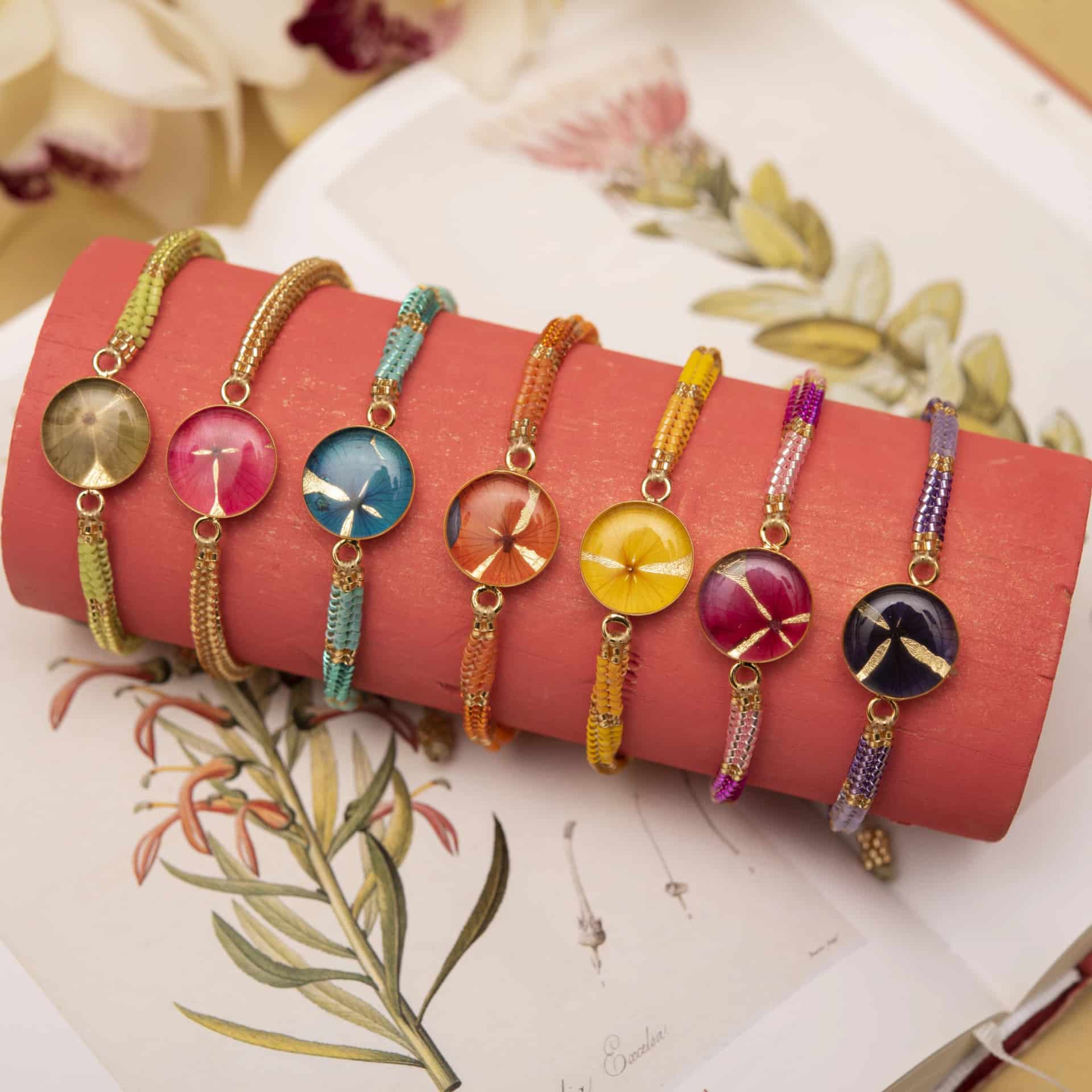 Pulsera tejida miyuki - Caracol - miniatura 2