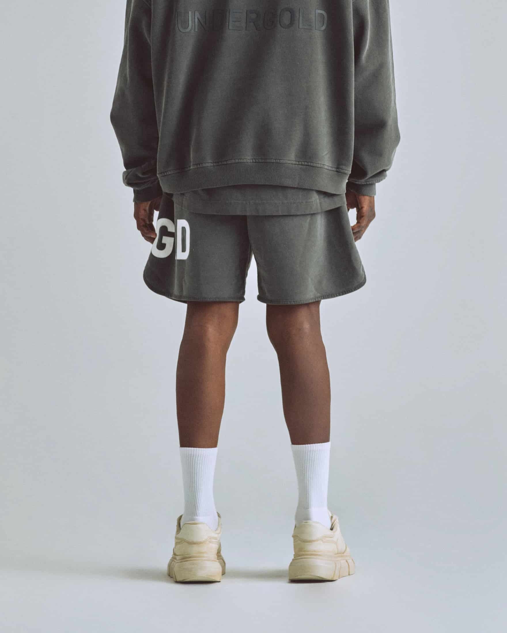 Line UNDRGLD Biased Shorts Old Gray - miniatura 7