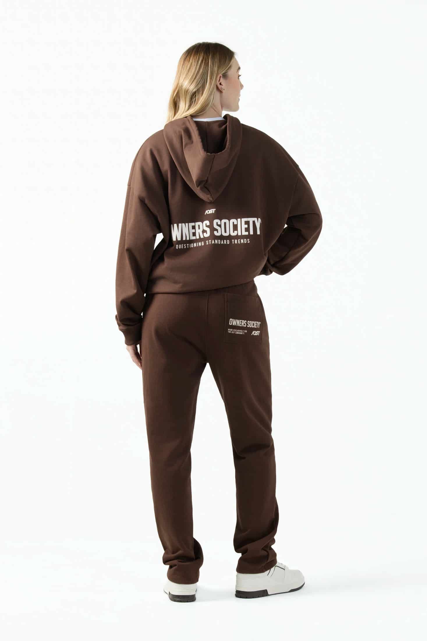 PANTALON SUDADERA COLOR SHAVED CHOCOLATE - miniatura 8