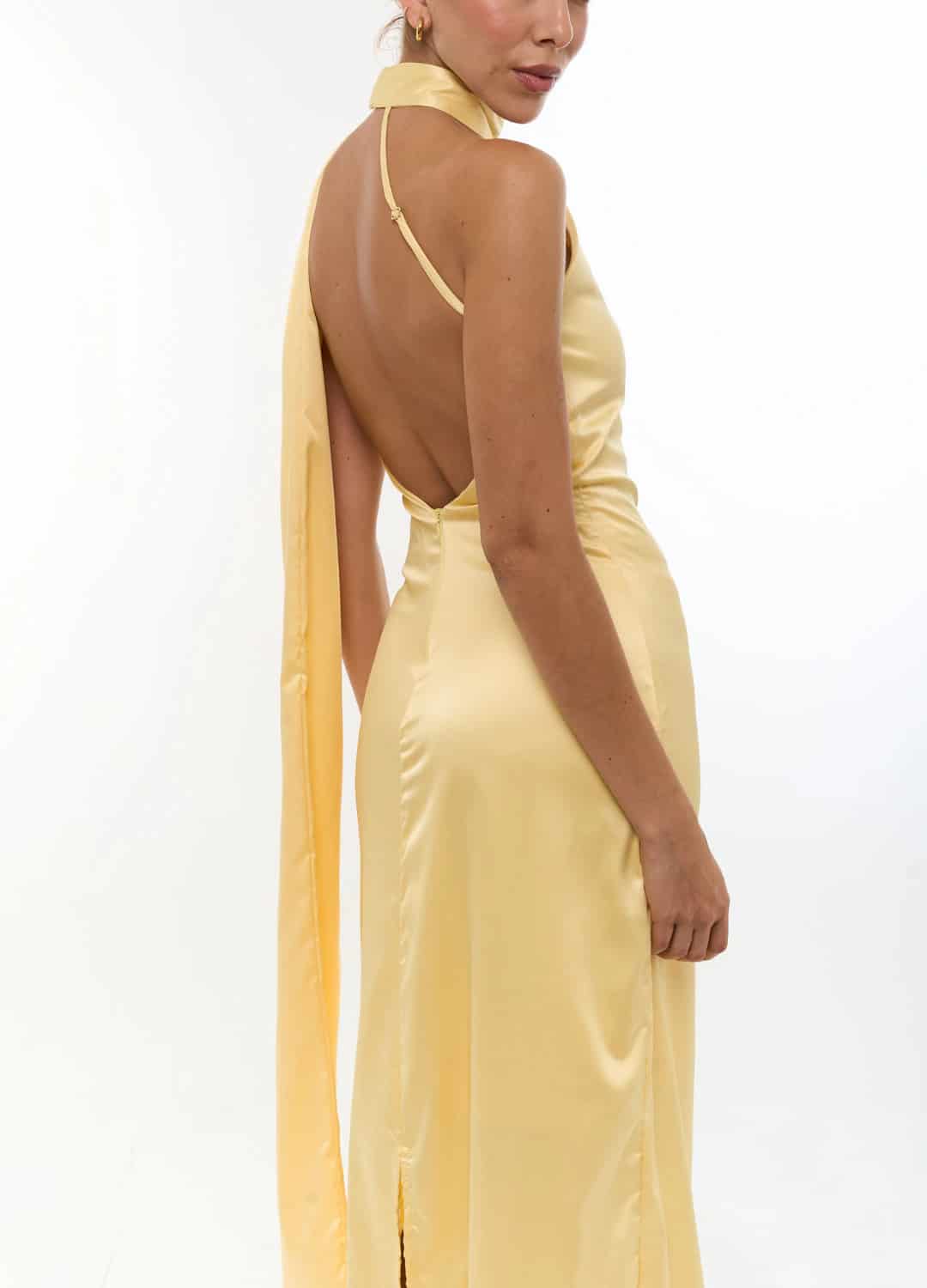 Vestido Maid Of Honor Amarillo - miniatura 4