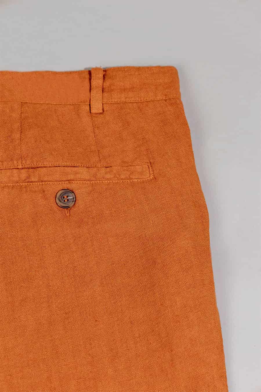 Men's linen pants honey basic - miniatura 6