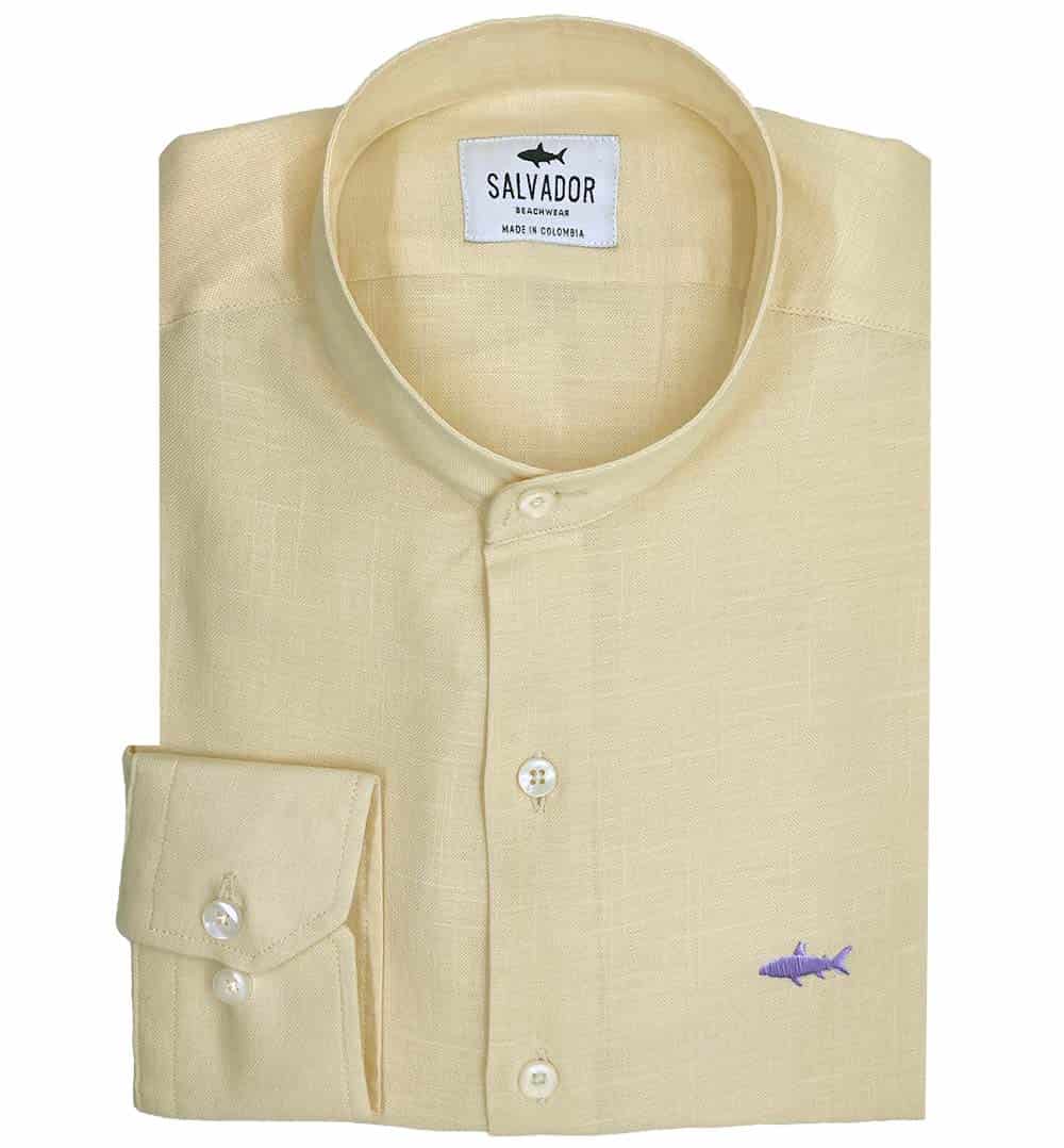 CAMISA NERU AMARILLO PASTEL - miniatura 1