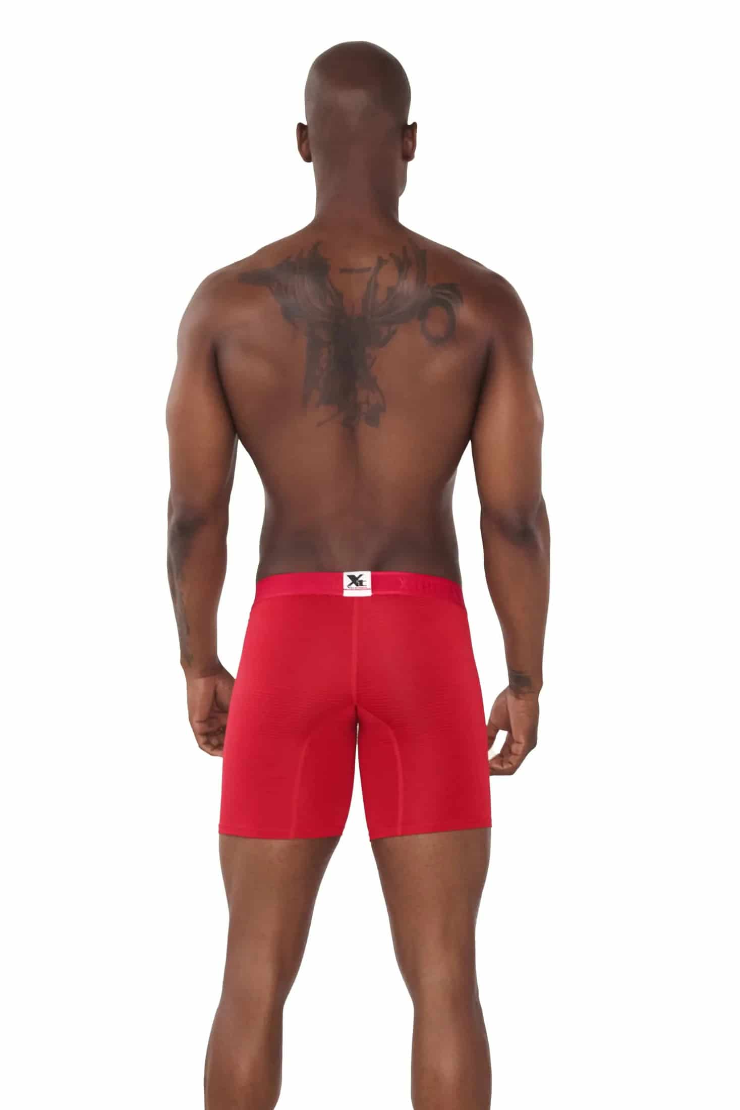 BOXER MICROFIBRA JACQUARD DESAGUJADO  ROJO - miniatura 2